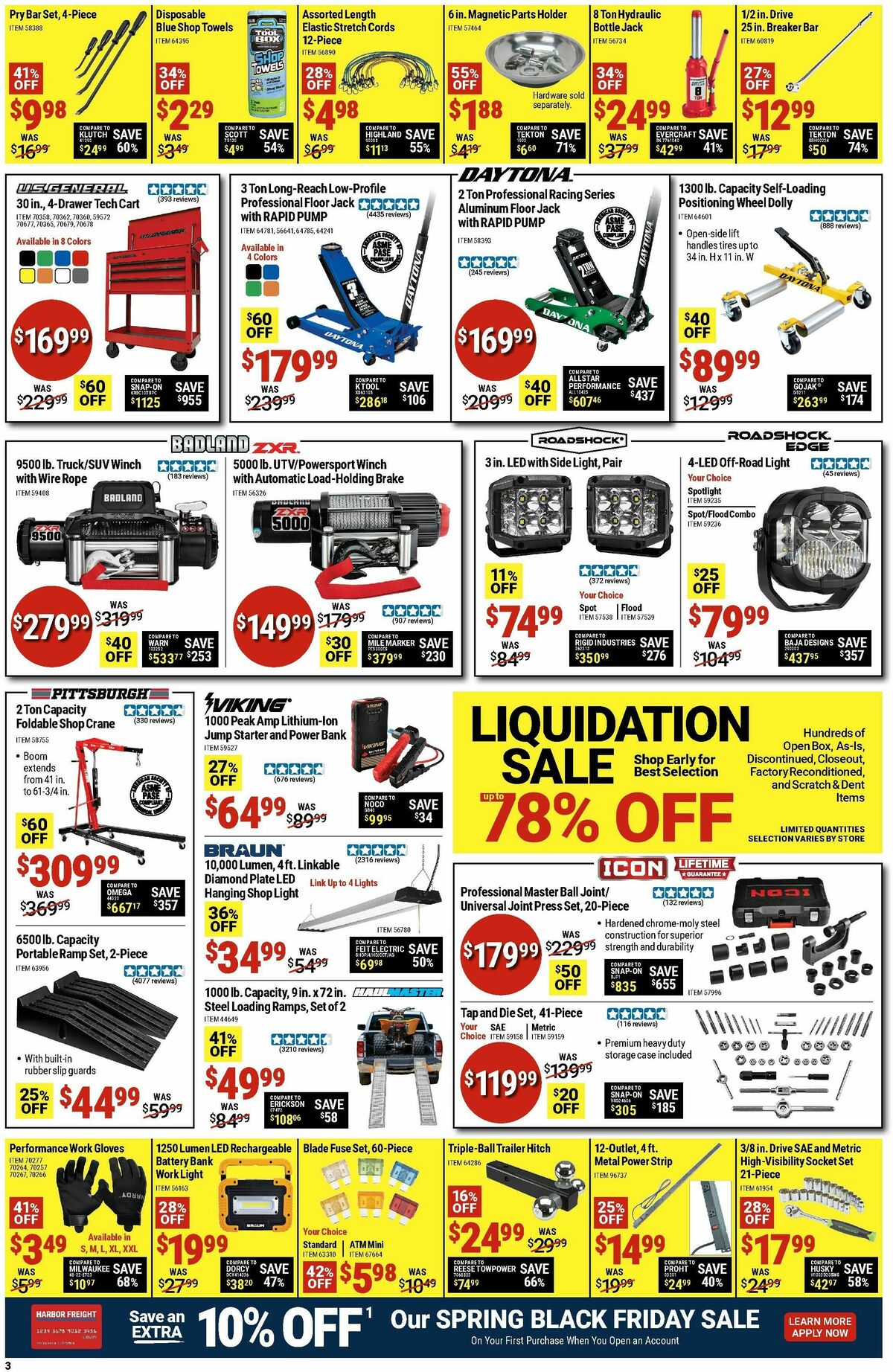 Harbor Freight Tools Weekly Ad from April 7