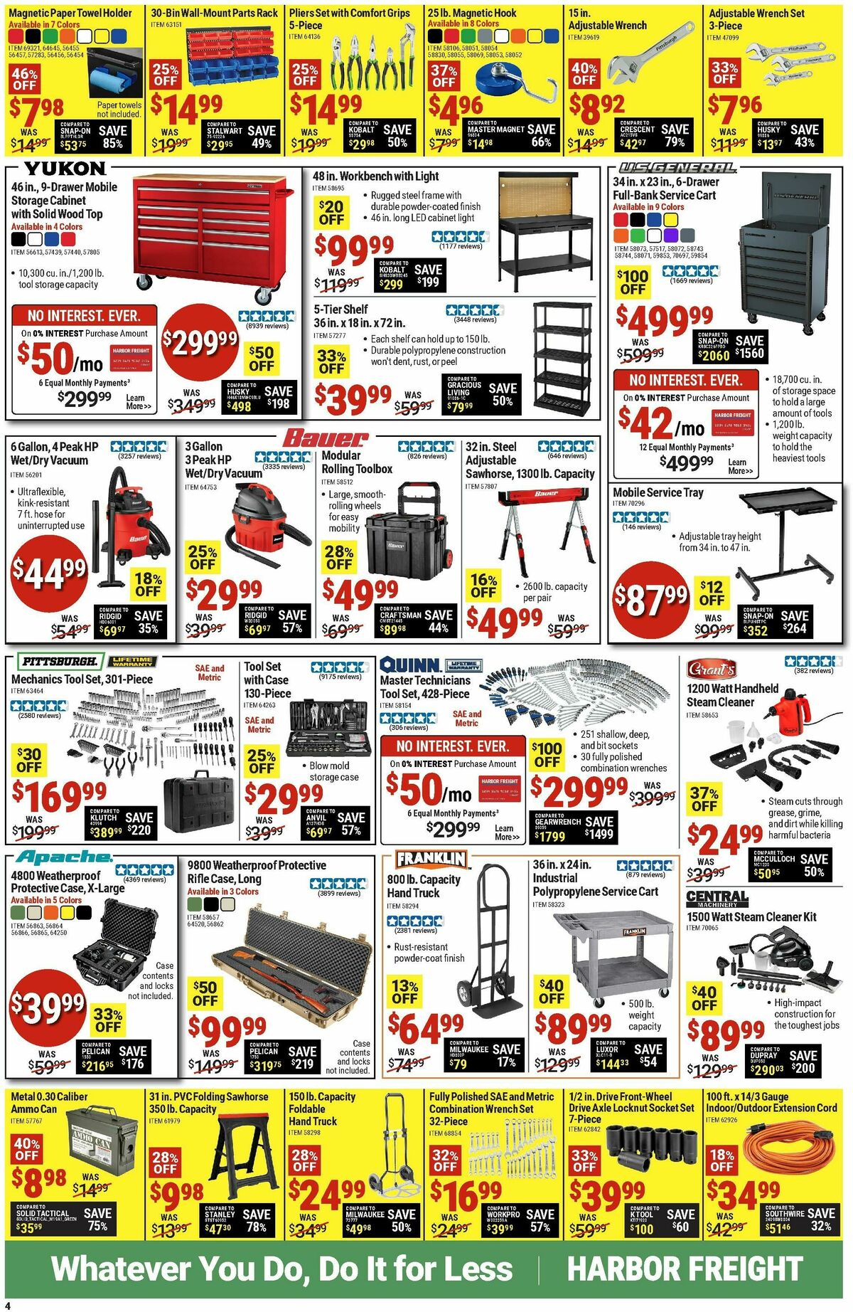 Harbor Freight Tools Weekly Ad from April 7