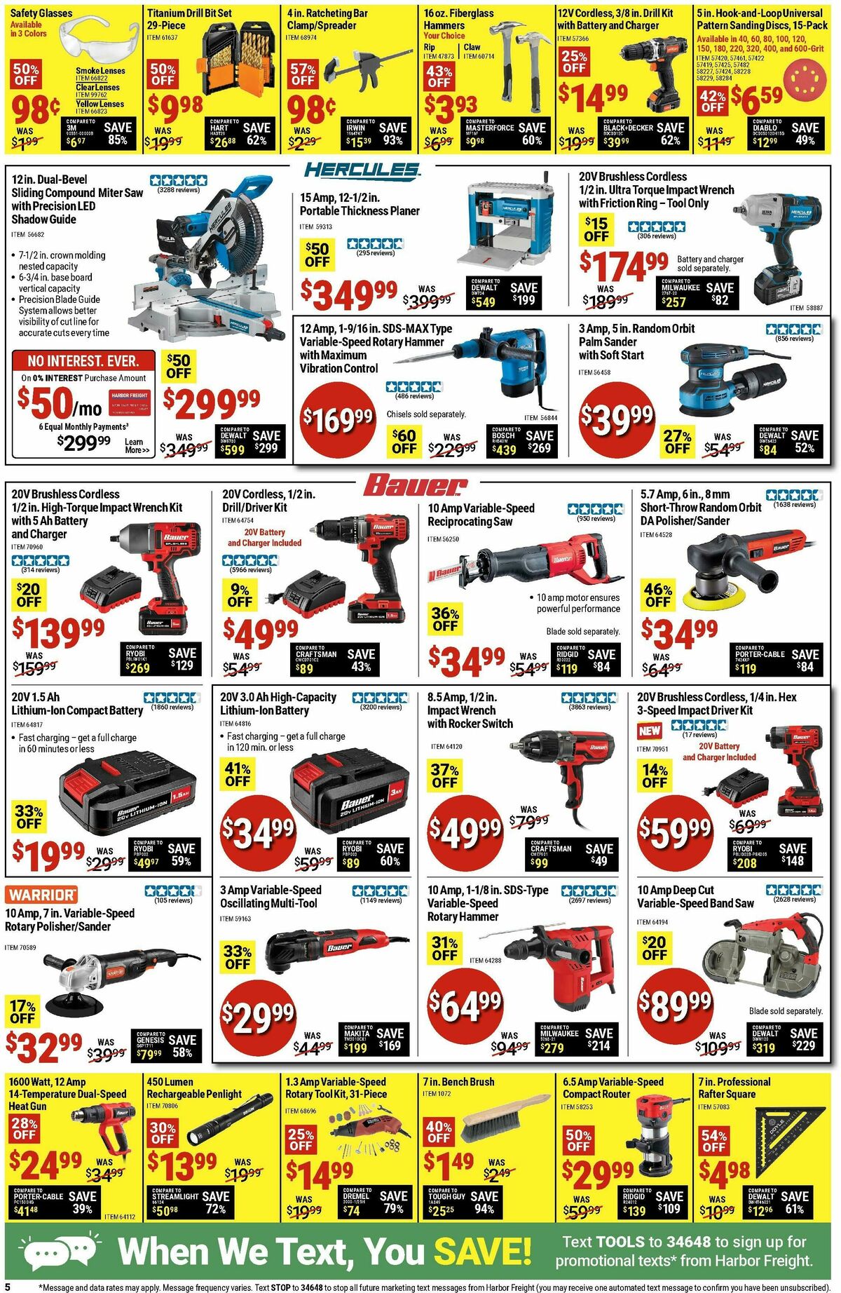Harbor Freight Tools Weekly Ad from April 7