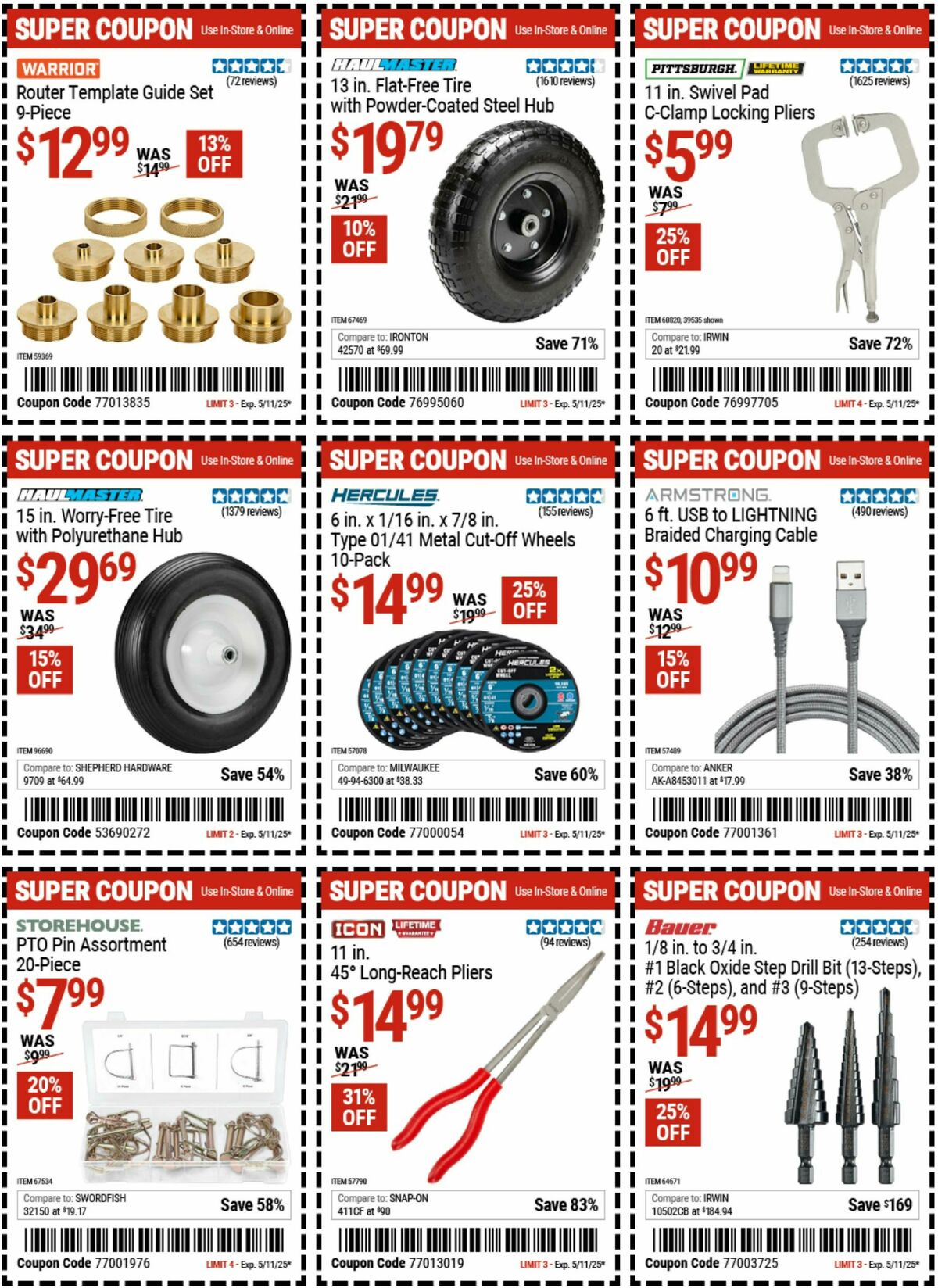 Harbor Freight Tools Weekly Ad from April 28