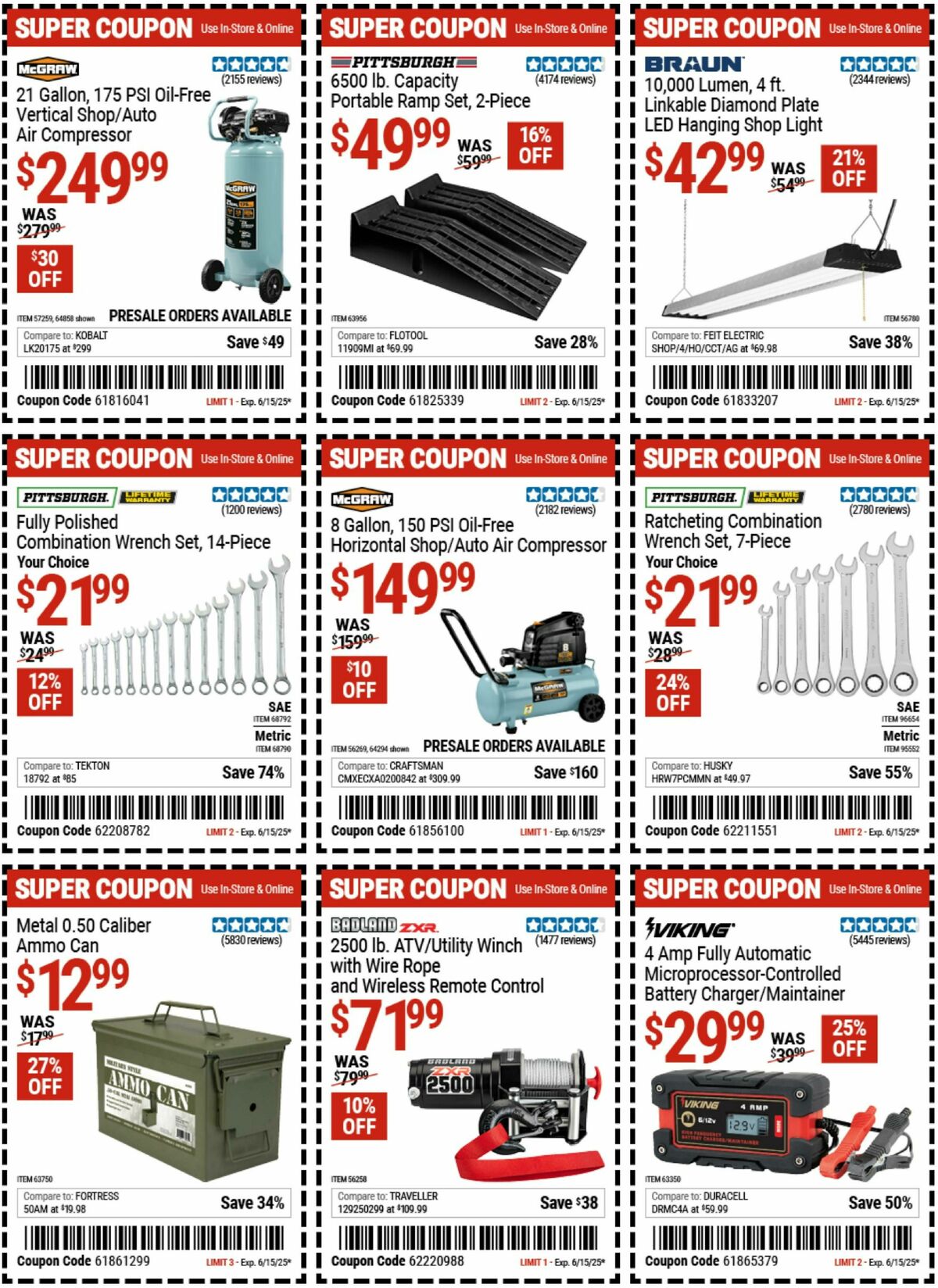 Harbor Freight Tools Weekly Ad from May 27