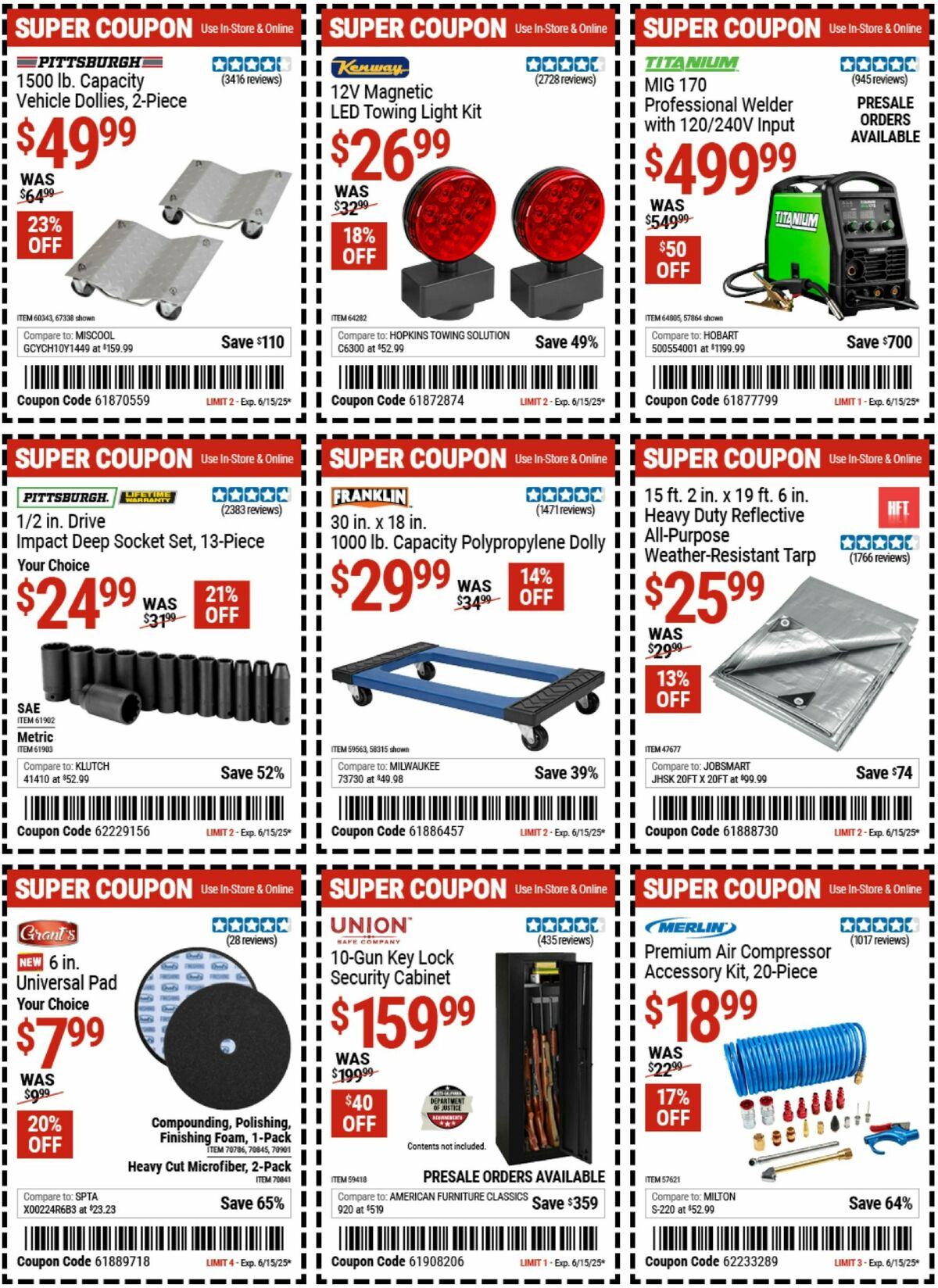 Harbor Freight Tools Weekly Ad from May 27