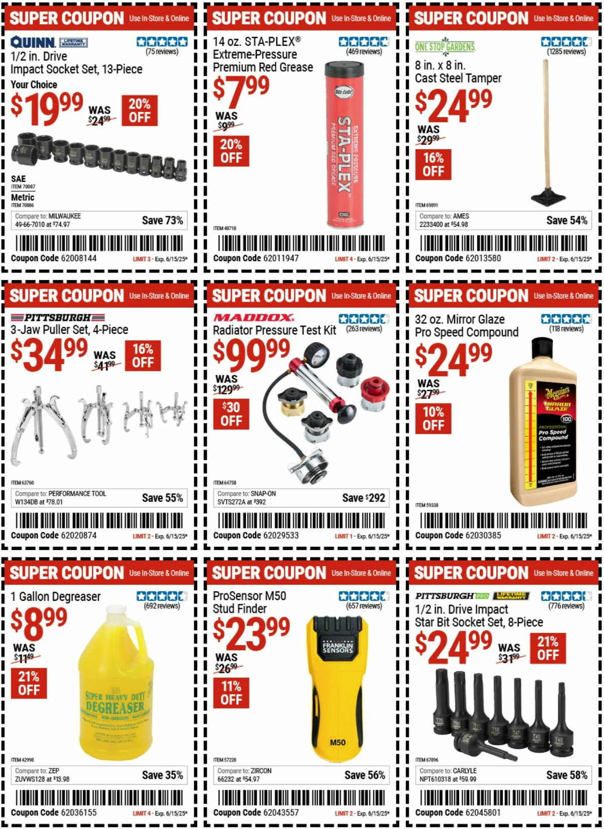 Harbor Freight Tools Weekly Ad from May 27