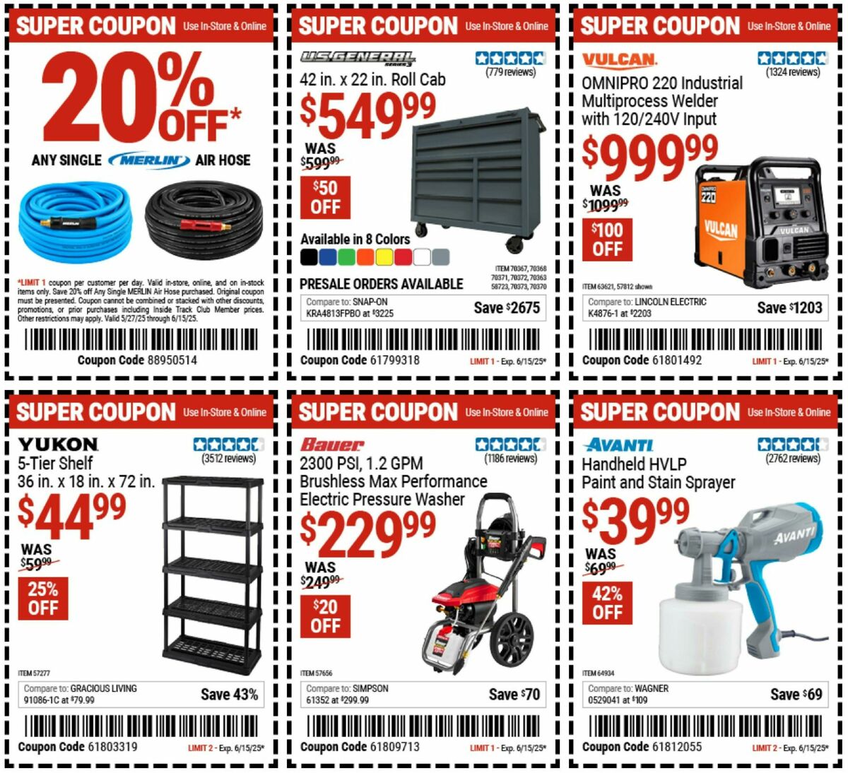 Harbor Freight Tools Weekly Ad from May 27