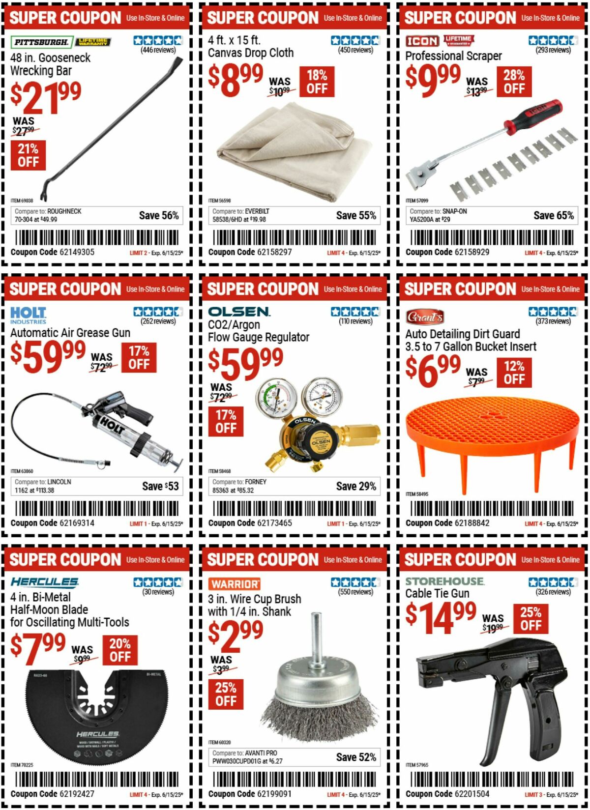 Harbor Freight Tools Weekly Ad from May 27