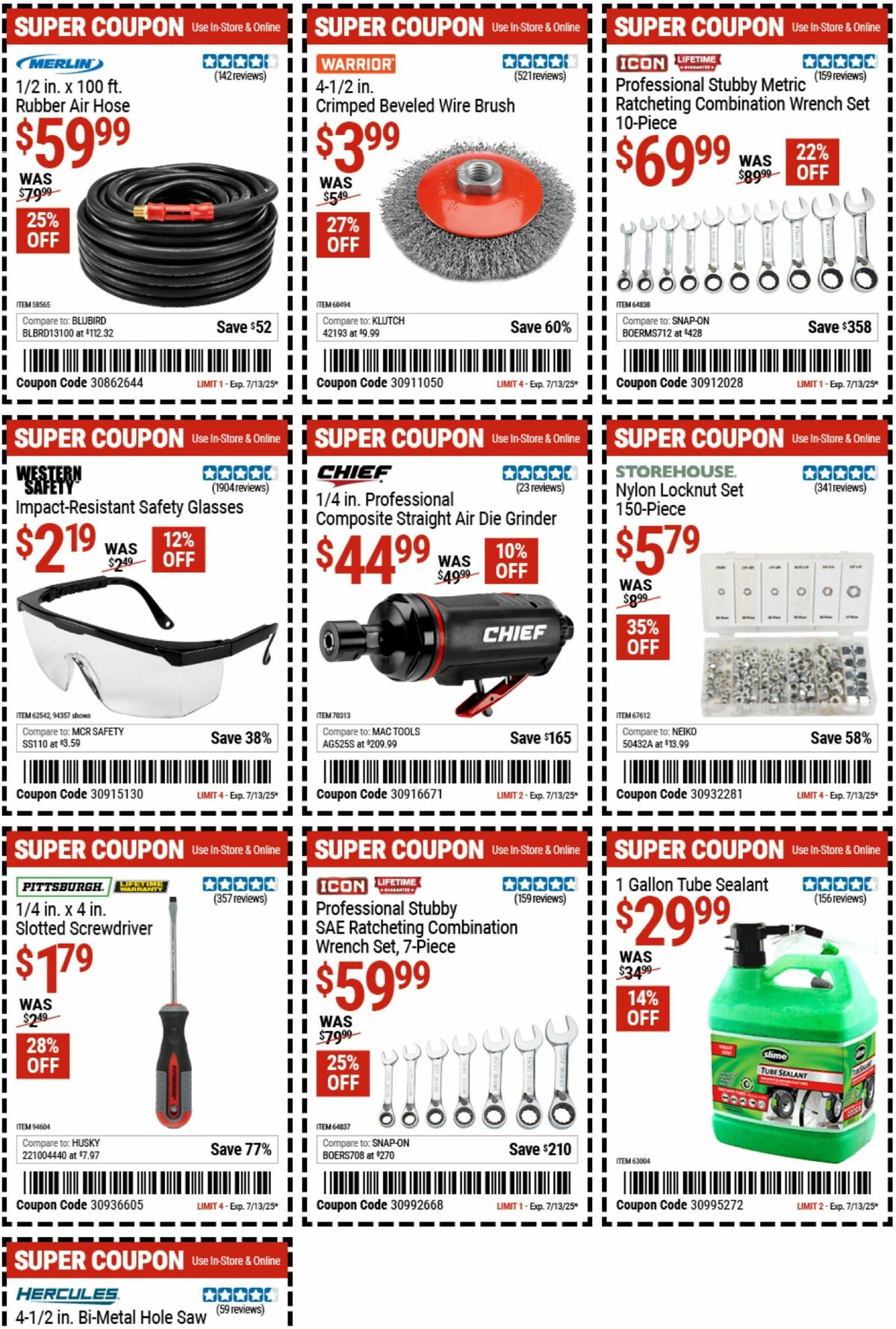 Harbor Freight Tools Weekly Ad from June 30