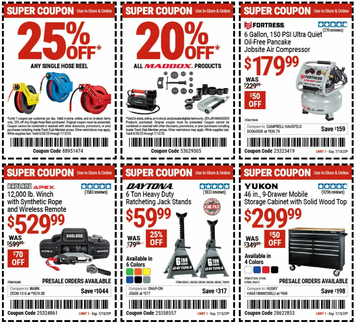 Harbor Freight Tools Weekly Ad from June 30
