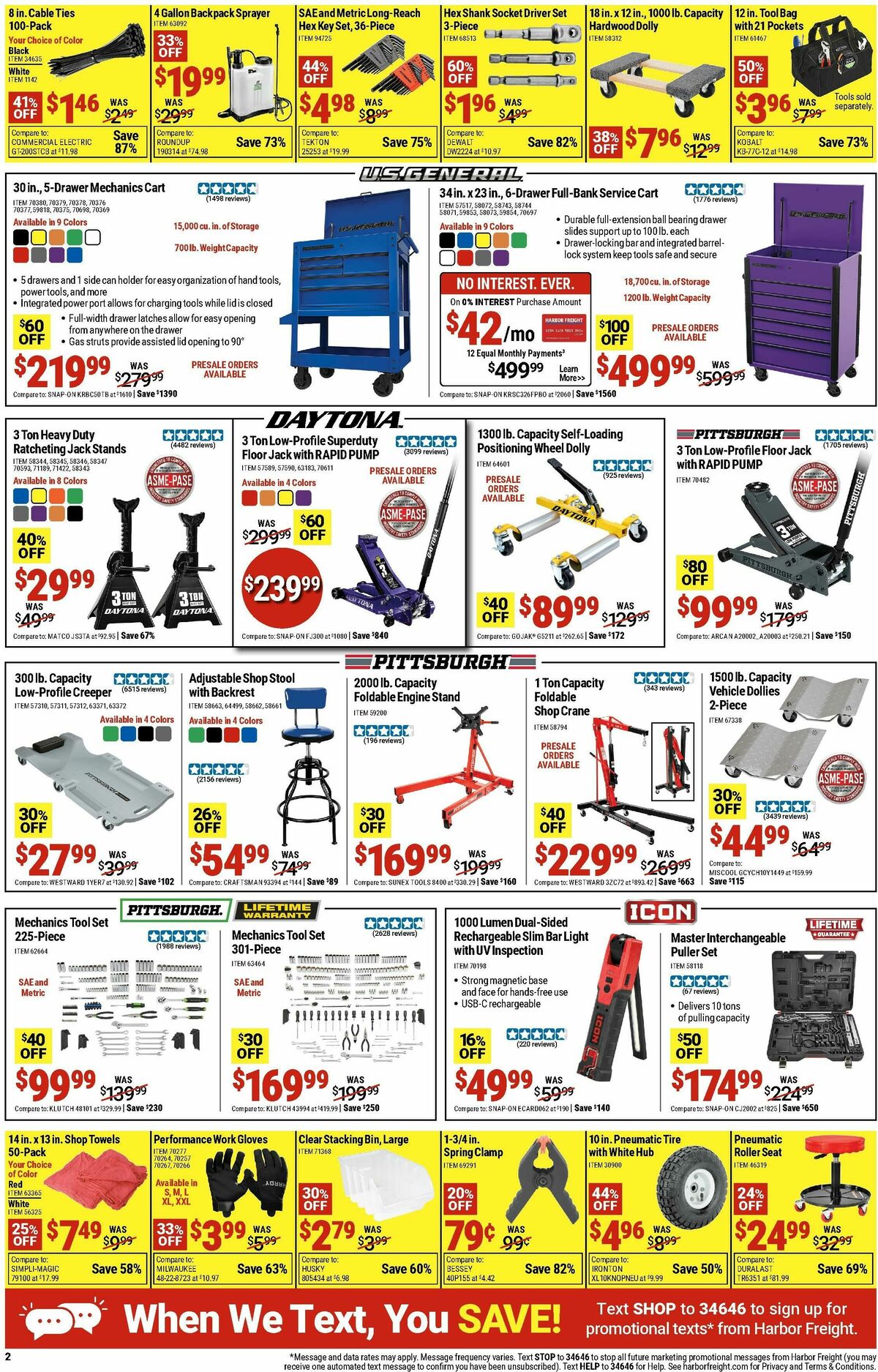 Harbor Freight Tools Weekly Ad from August 11