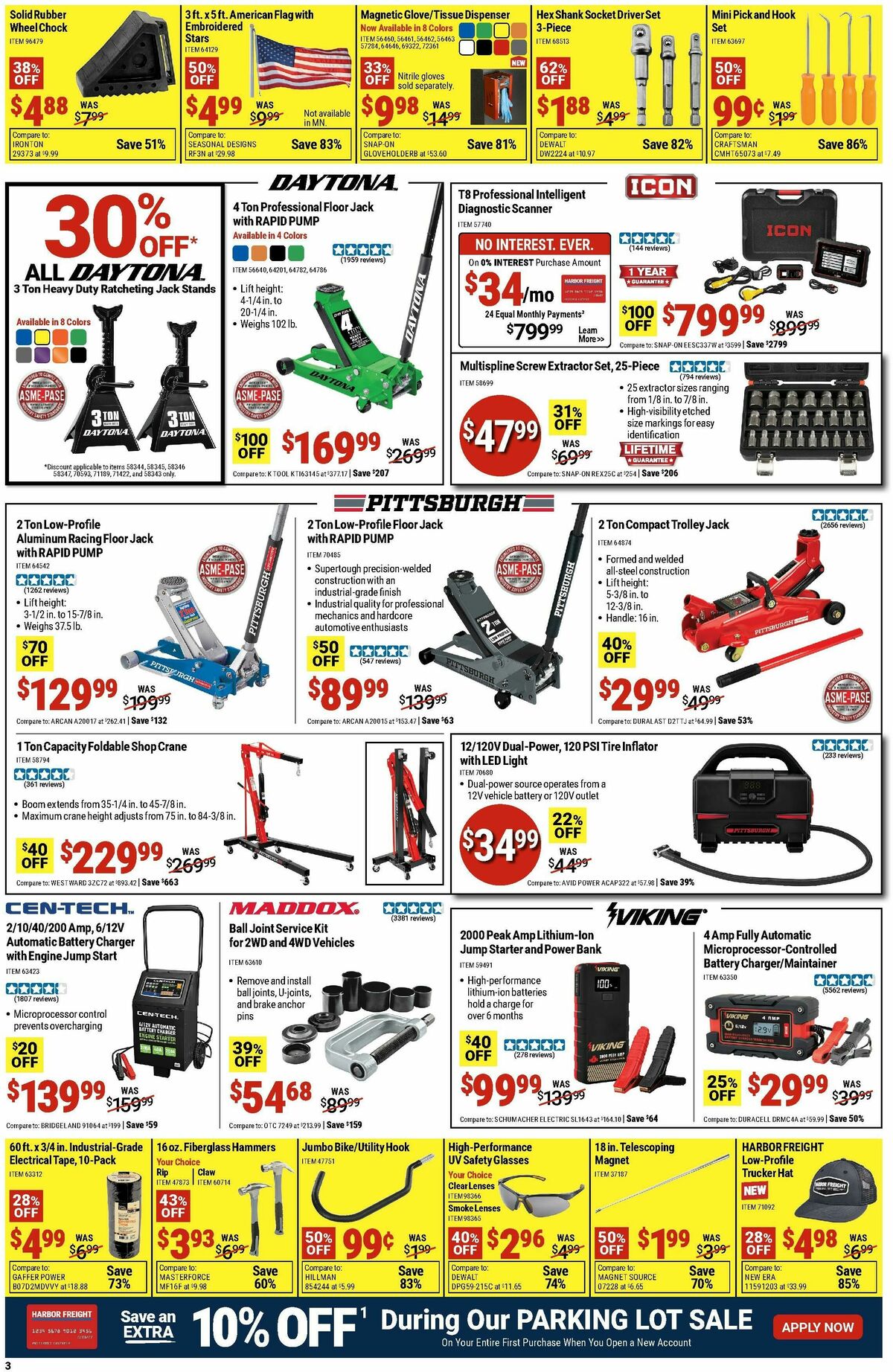 Harbor Freight Tools Weekly Ad from October 6