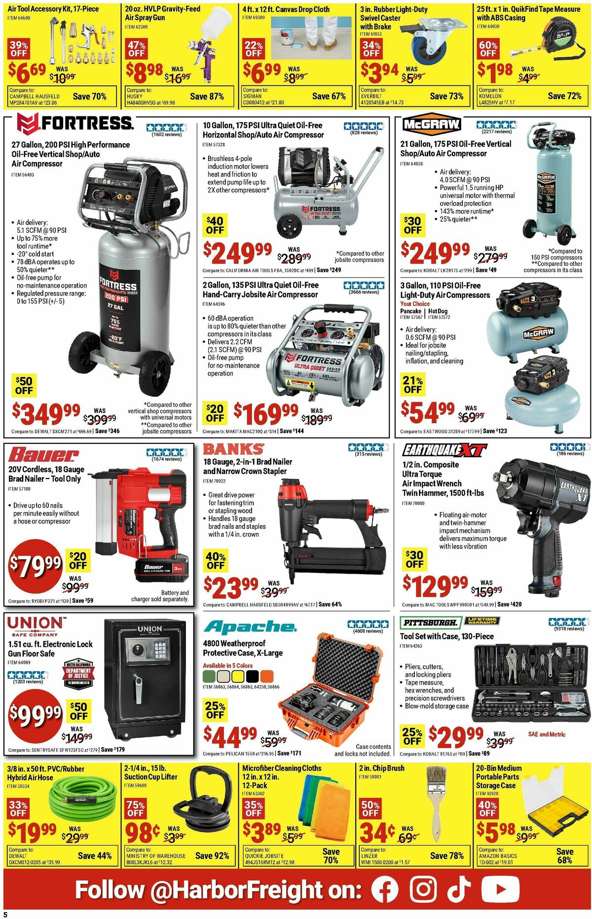 Harbor Freight Tools Weekly Ad from October 6