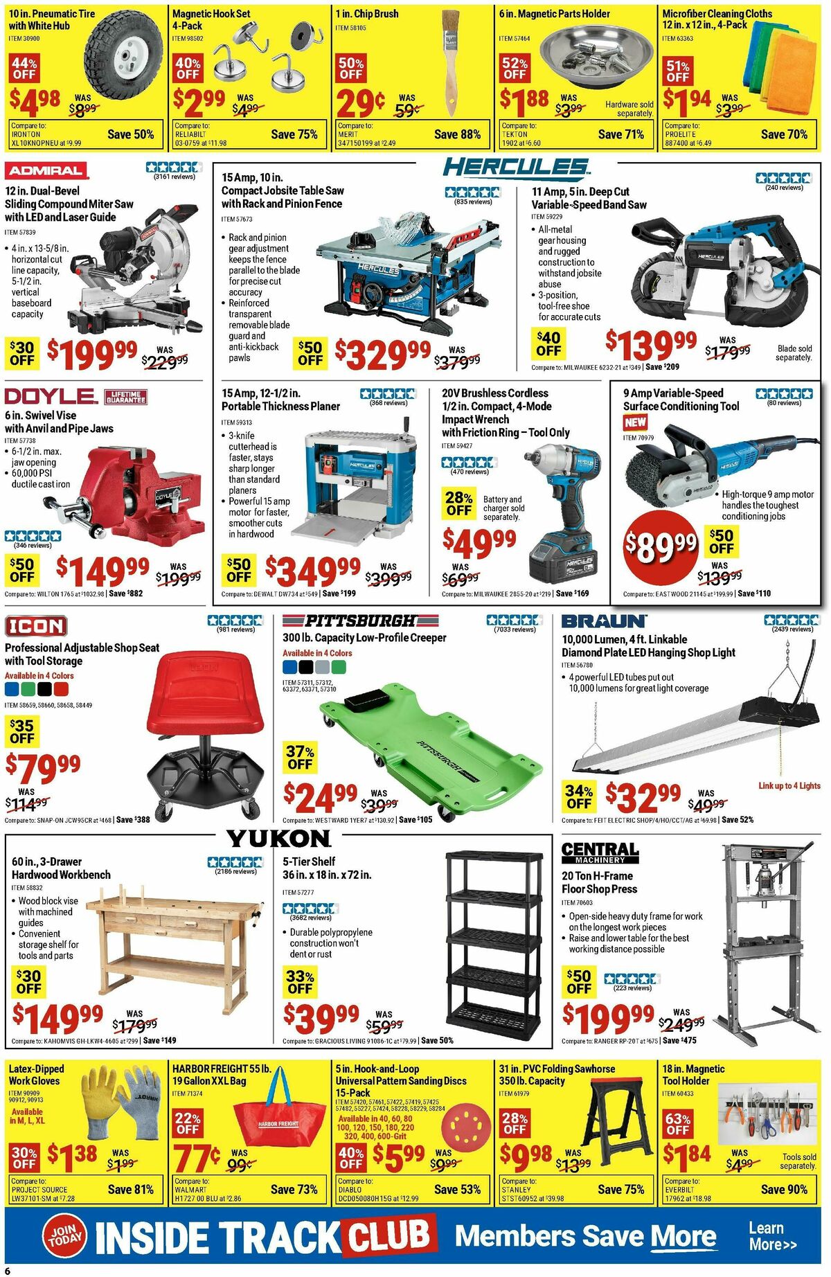 Harbor Freight Tools Weekly Ad from October 6