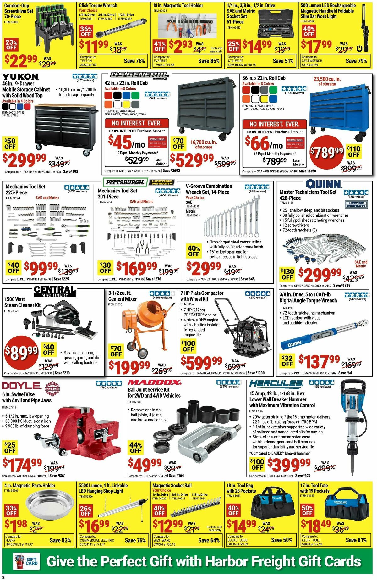 Harbor Freight Tools Black Friday Weekly Ad from November 24