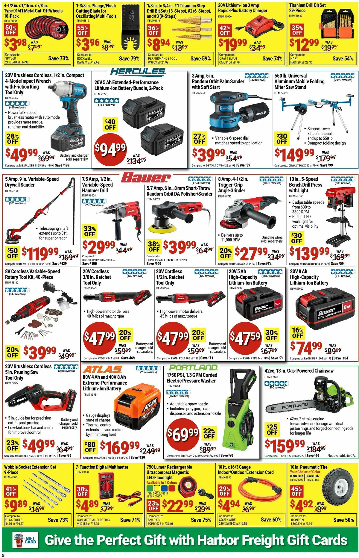 Harbor Freight Tools Black Friday Weekly Ad from November 24