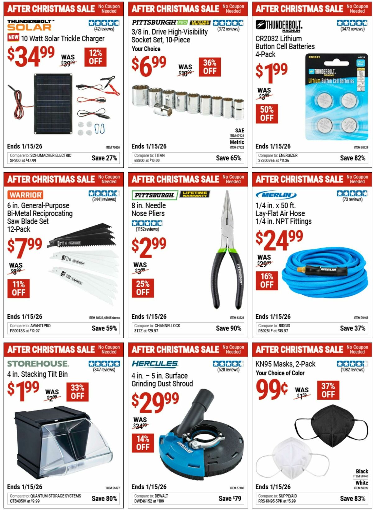 Harbor Freight Tools Weekly Ad from December 28