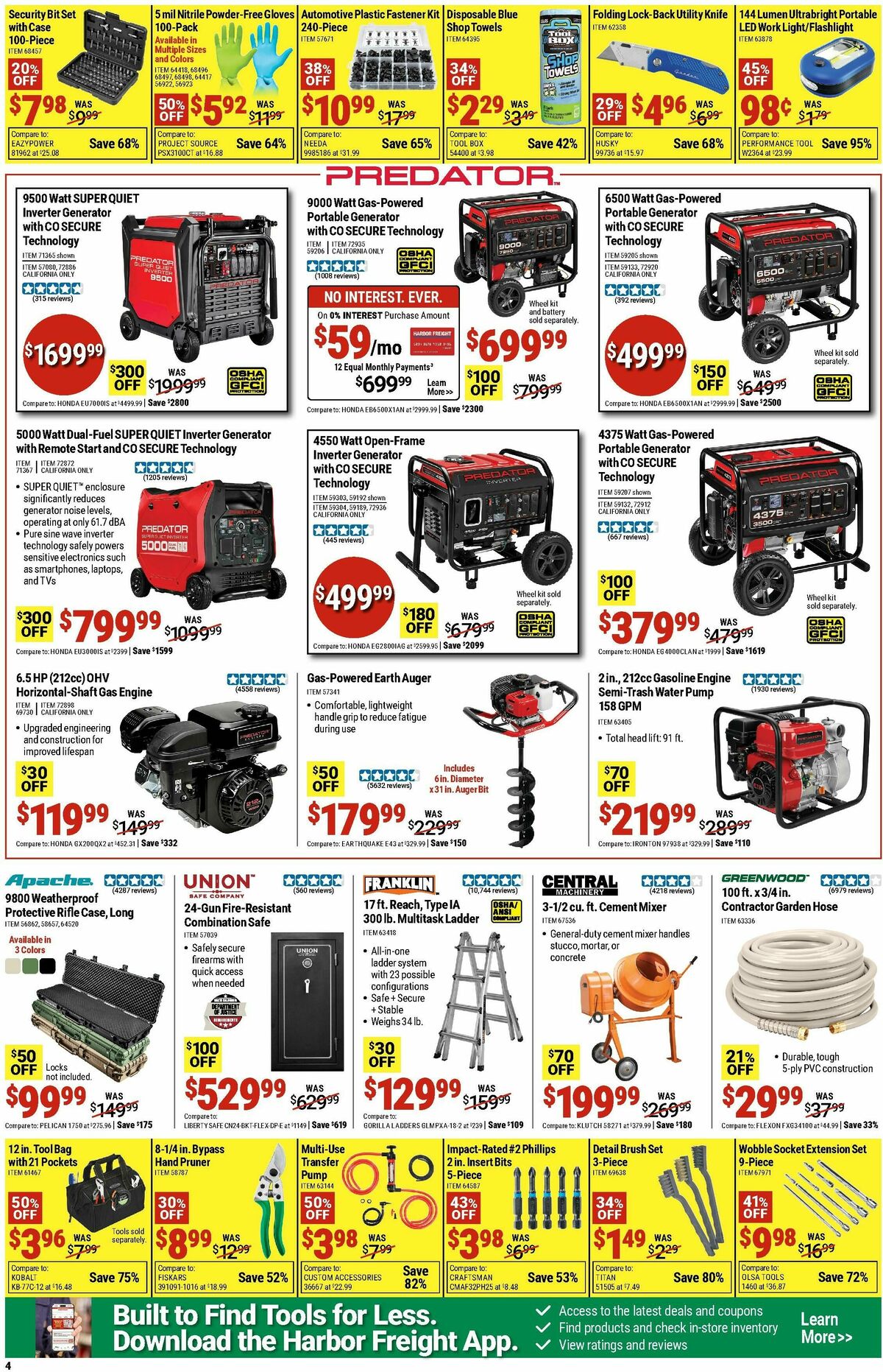 Harbor Freight Tools Weekly Ad from March 2