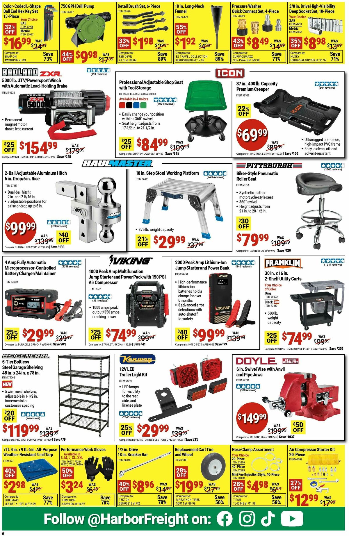Harbor Freight Tools Weekly Ad from March 2