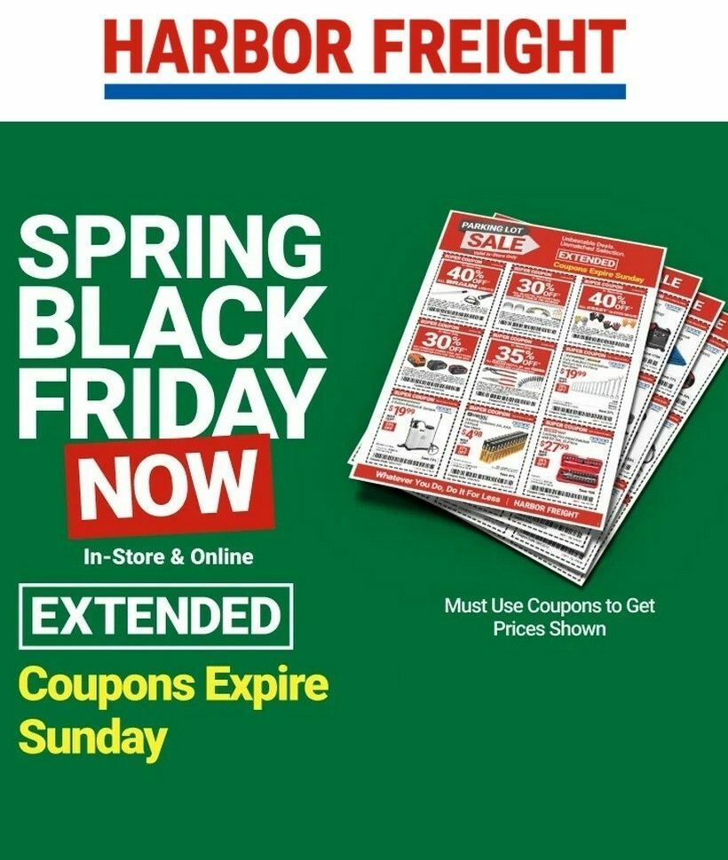 Harbor Freight Tools Weekly Ad from April 14