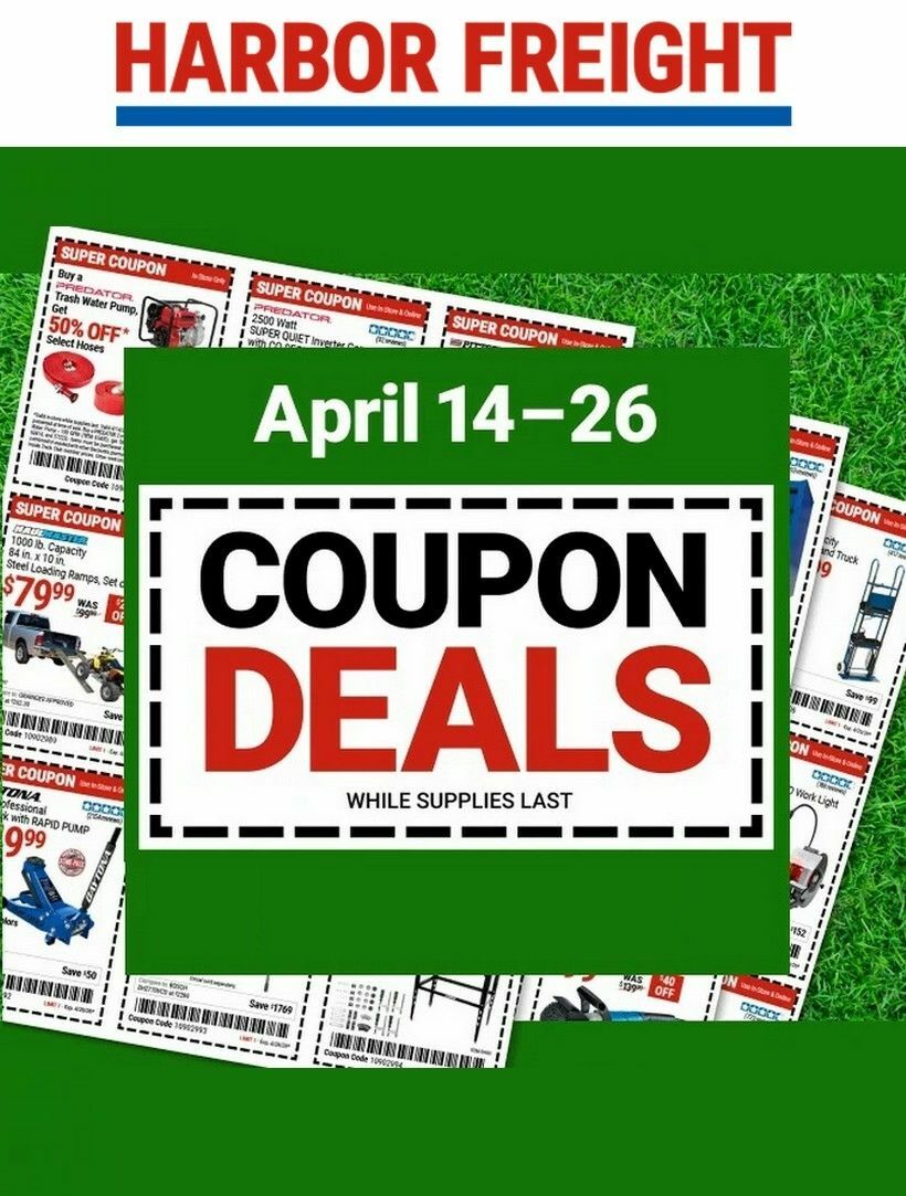 Harbor Freight Tools Weekly Ad from April 14