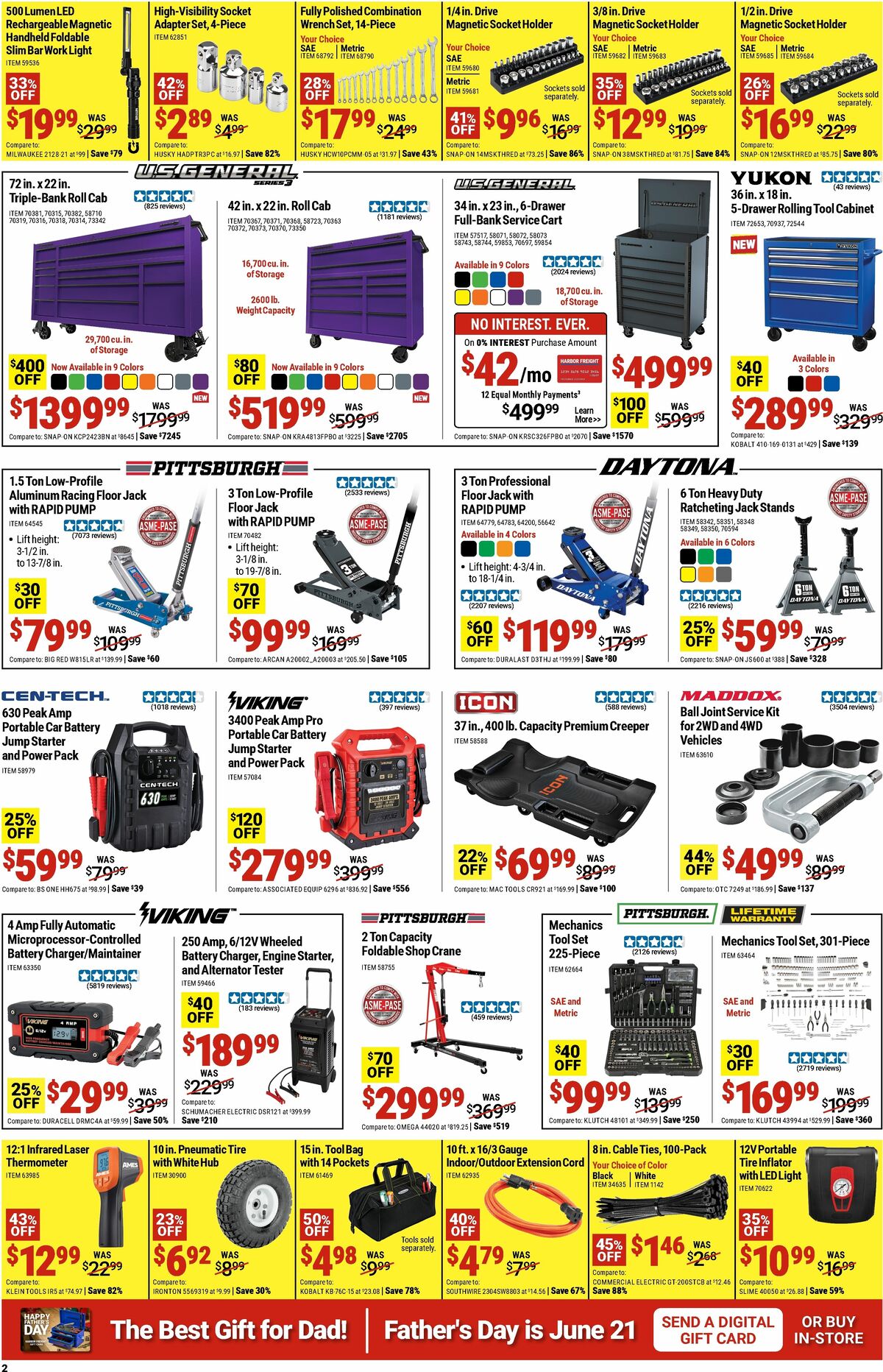 Harbor Freight Tools Weekly Ad from June 1