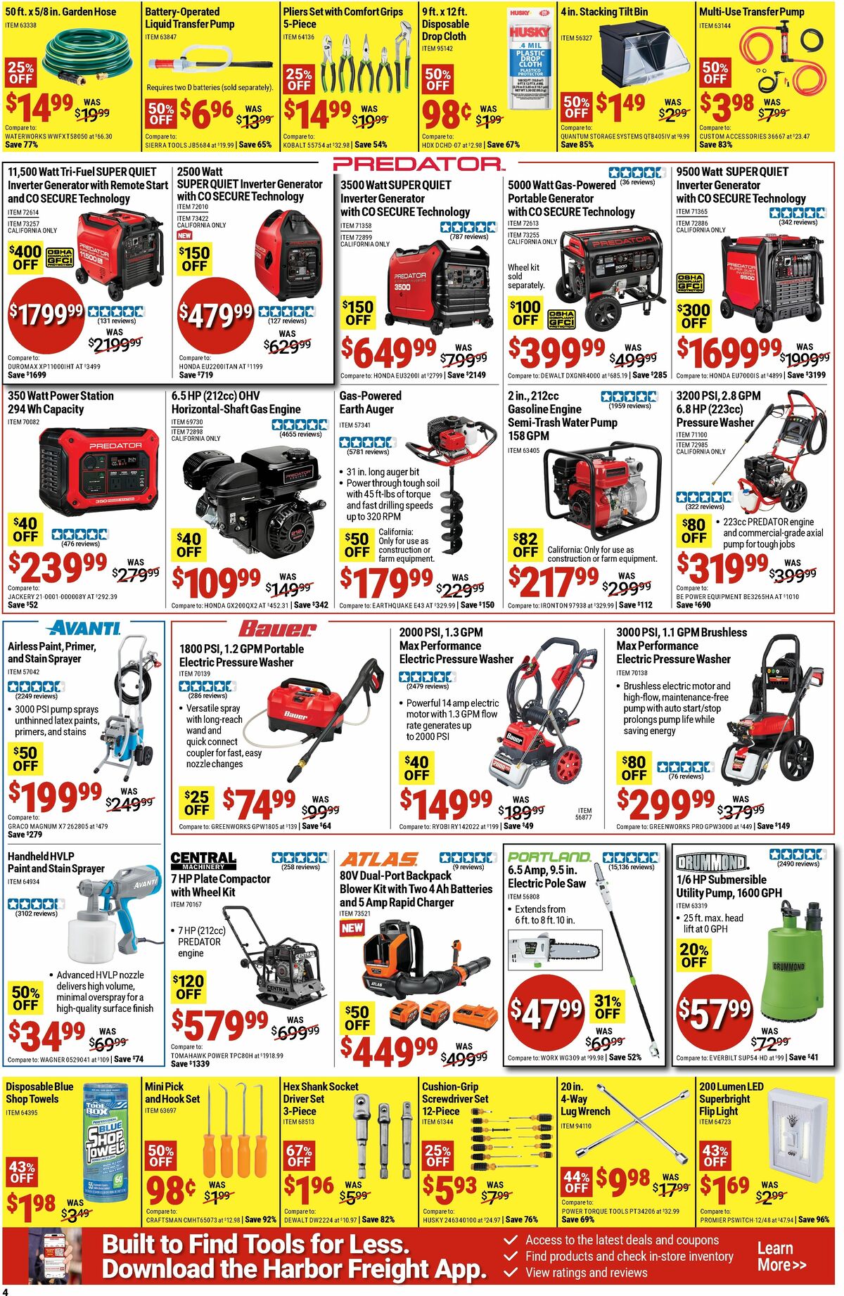 Harbor Freight Tools Weekly Ad from June 1