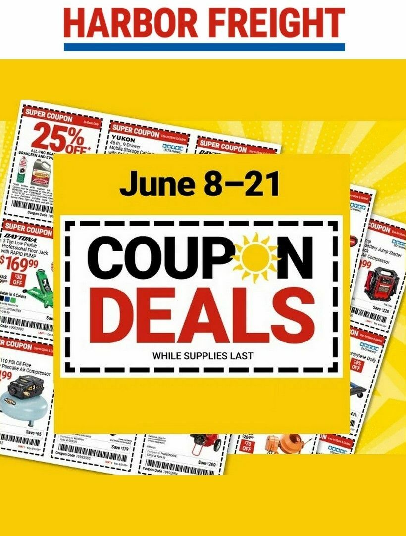 Harbor Freight Tools Weekly Ad from June 8