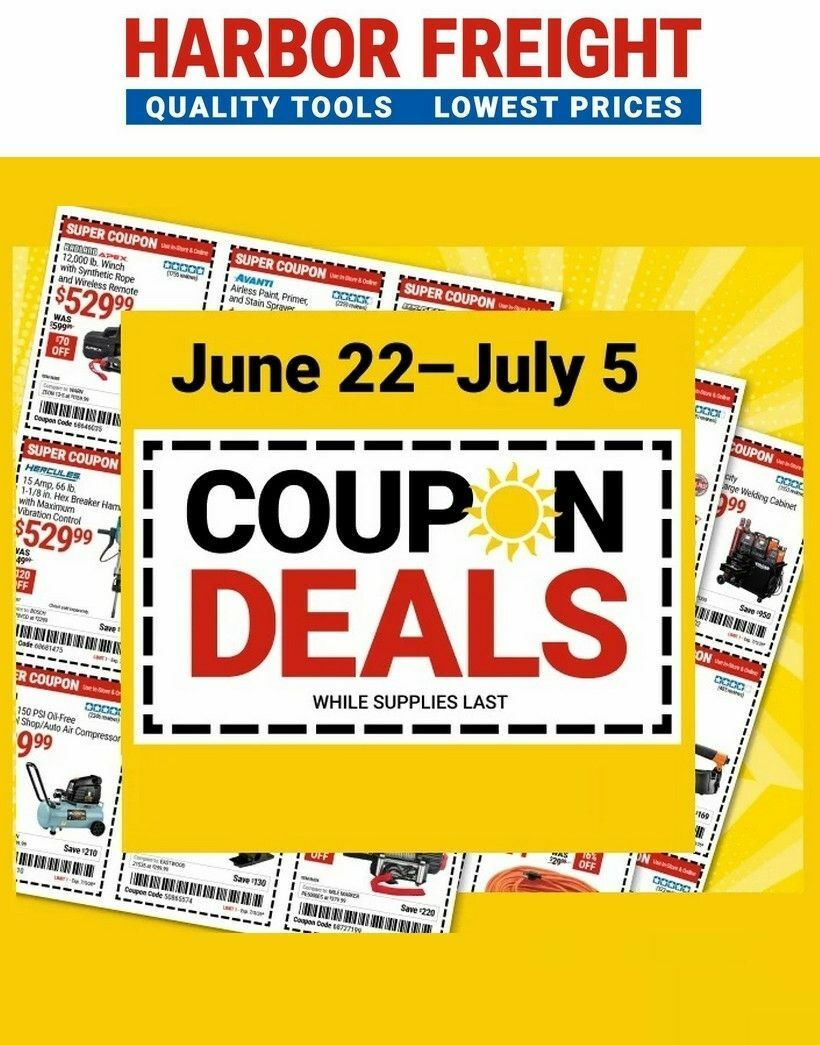 Harbor Freight Tools Weekly Ad from June 22