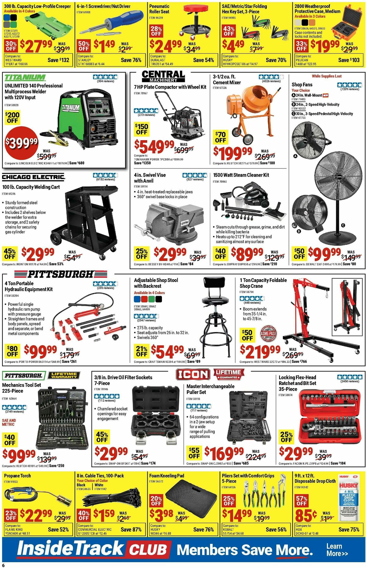Harbor Freight Tools Weekly Ad from August 10