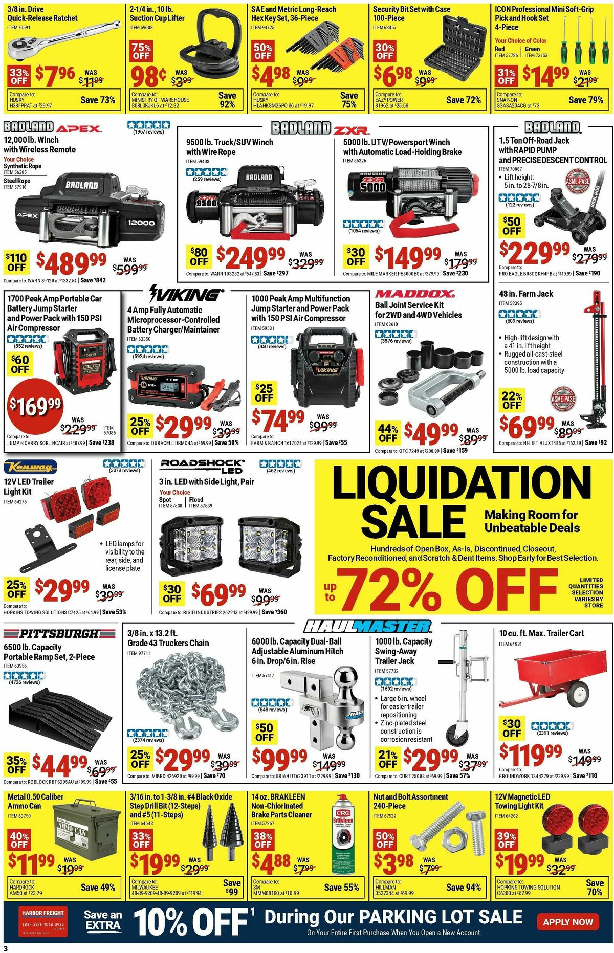 Harbor Freight Tools Weekly Ad from October 5