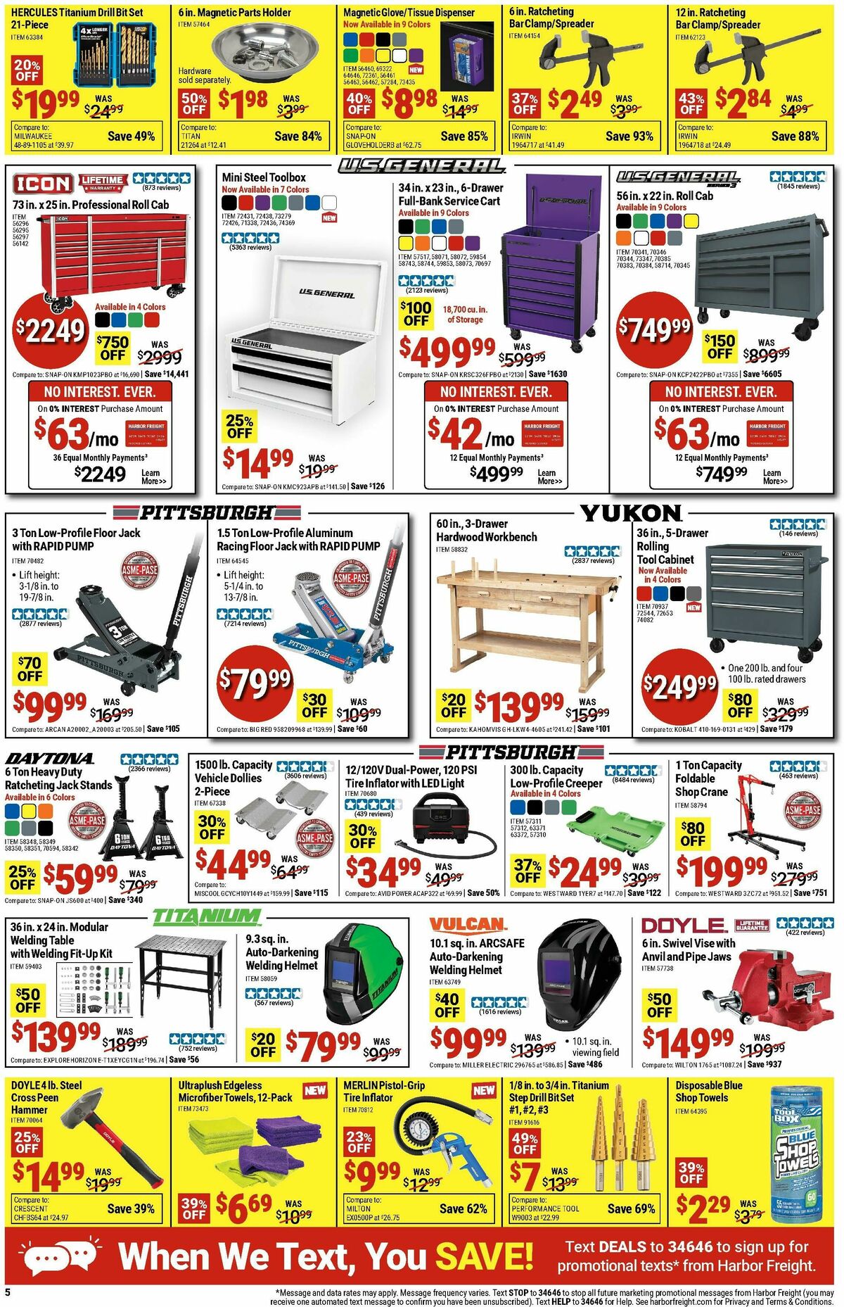 Harbor Freight Tools Weekly Ad from October 5