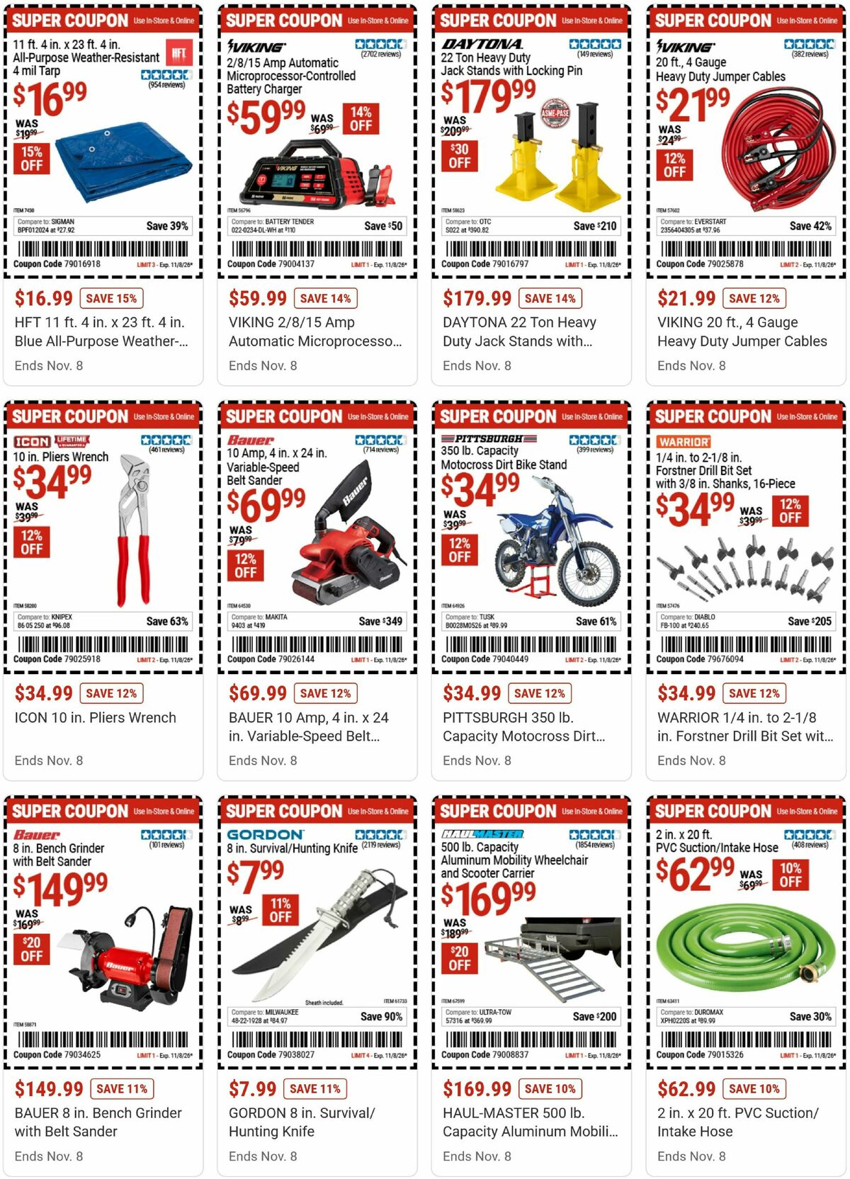 Harbor Freight Tools Weekly Ad from October 26
