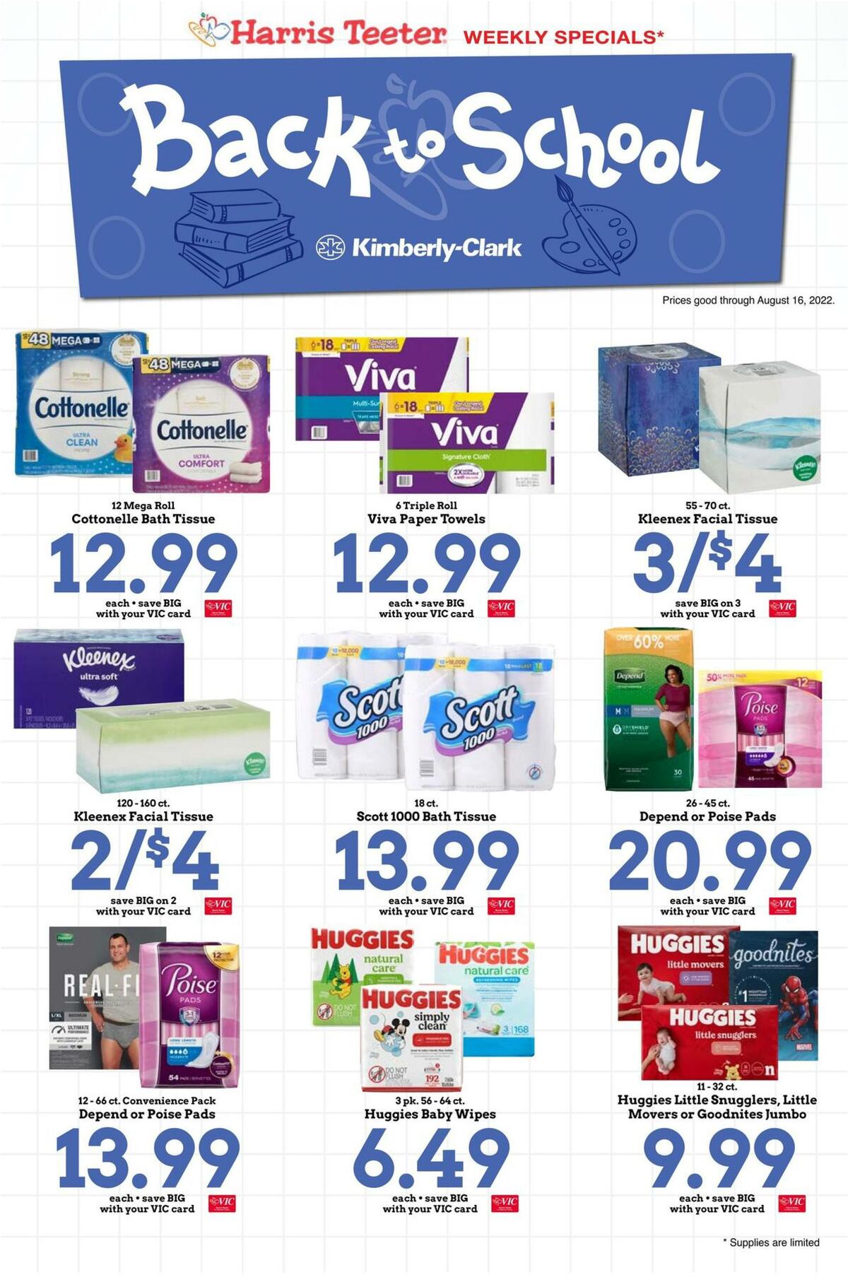 Harris Teeter Weekly Ad from August 10