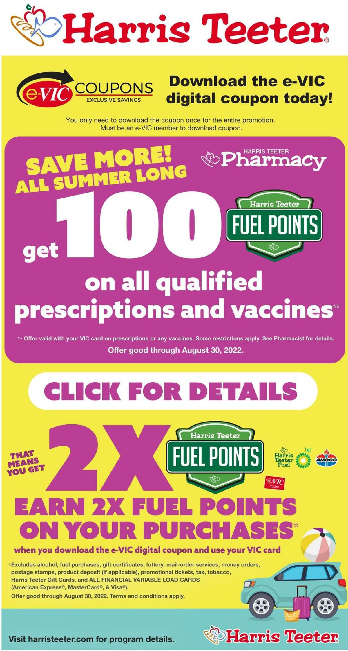 Harris Teeter Weekly Ad from August 10