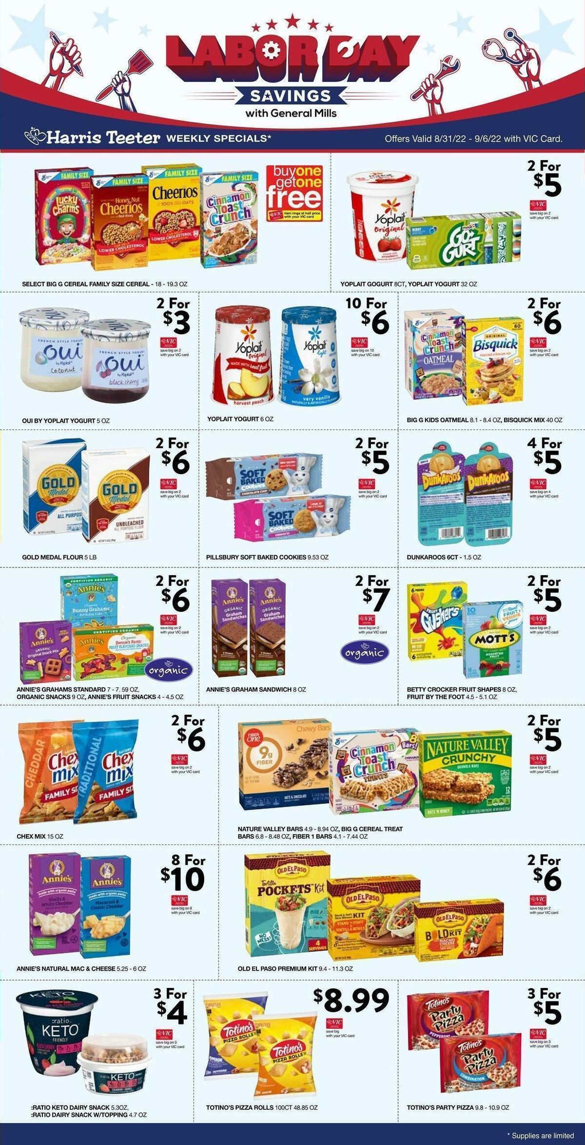 Harris Teeter Weekly Ad from August 31