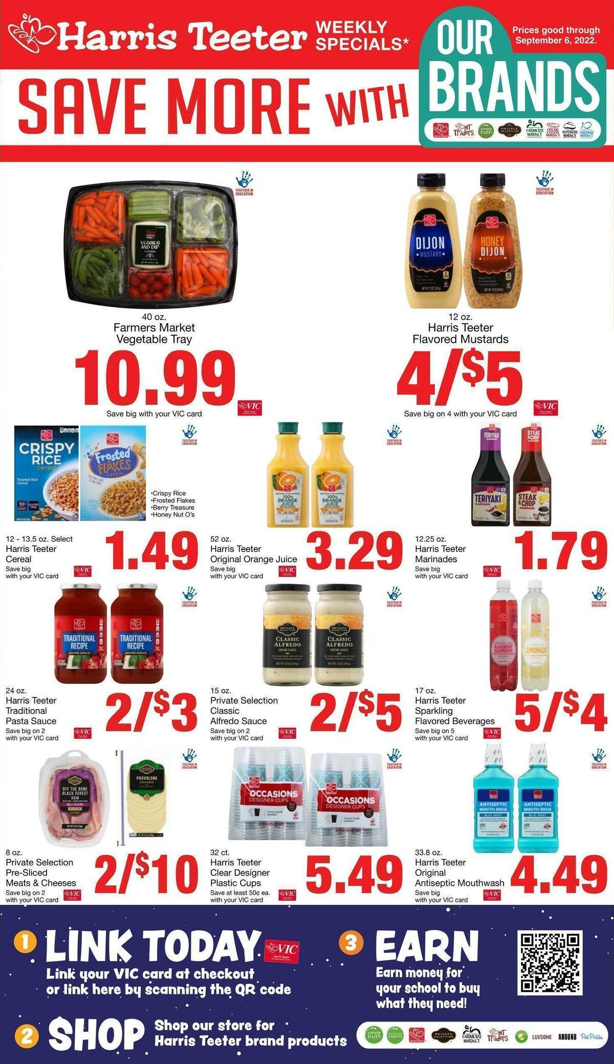 Harris Teeter Weekly Ad from August 31