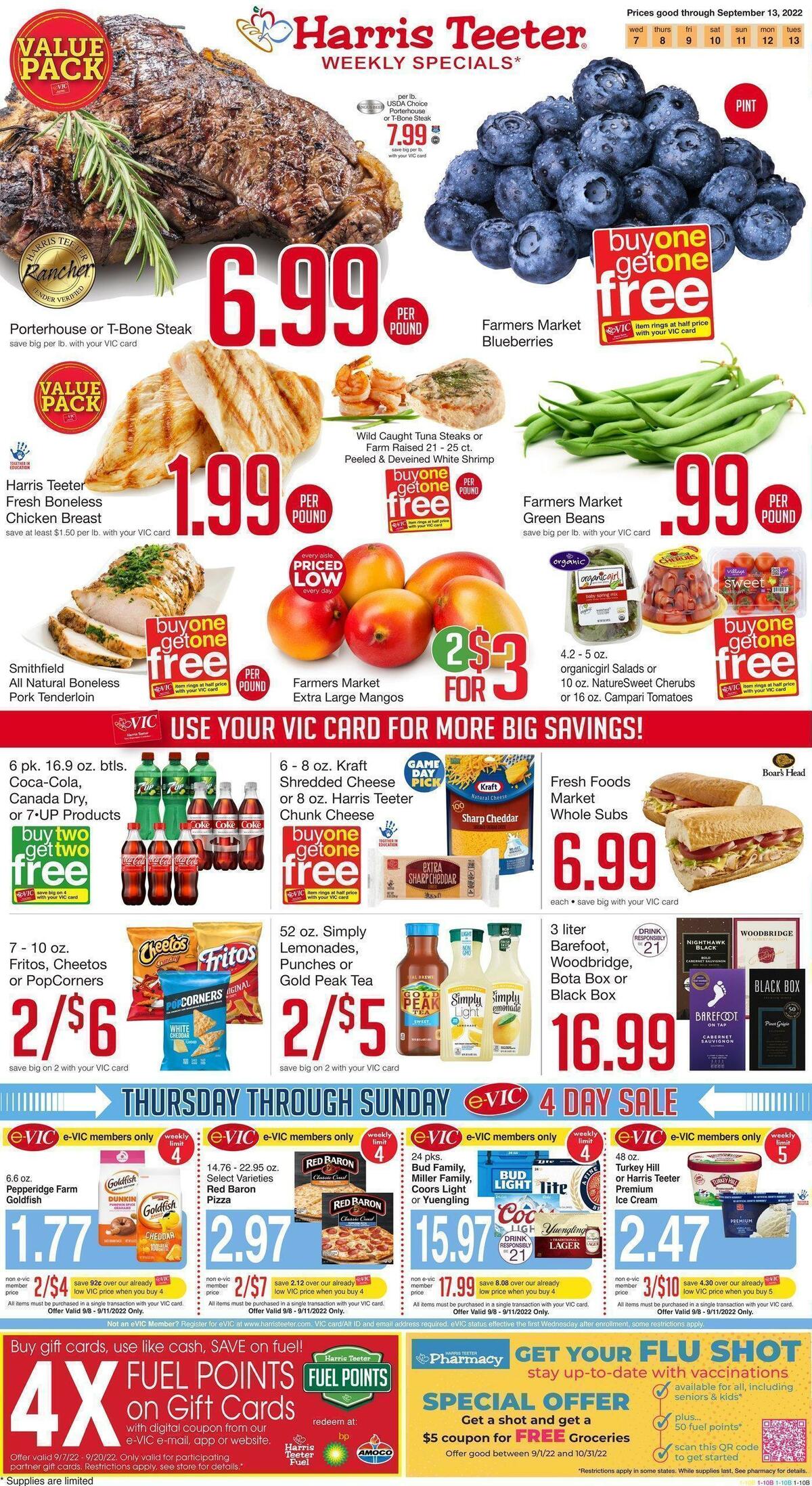 Harris Teeter Weekly Ad from September 7
