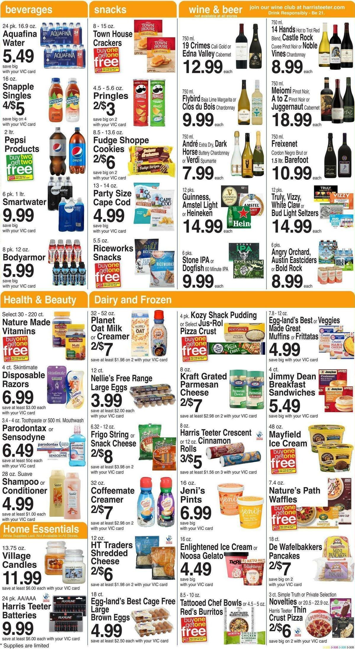 Harris Teeter Weekly Ad from September 7