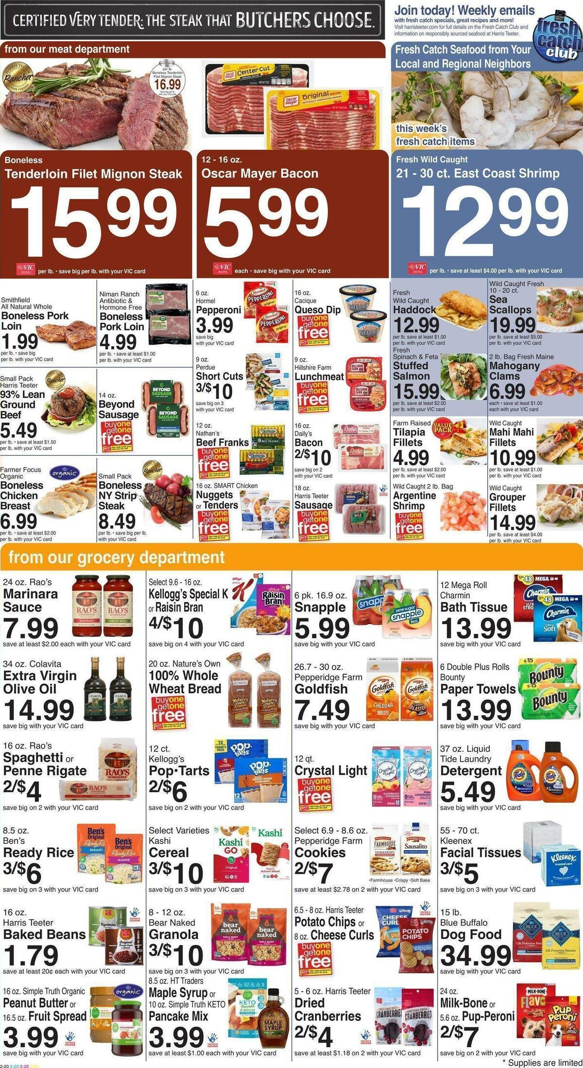 Harris Teeter Weekly Ad from September 14