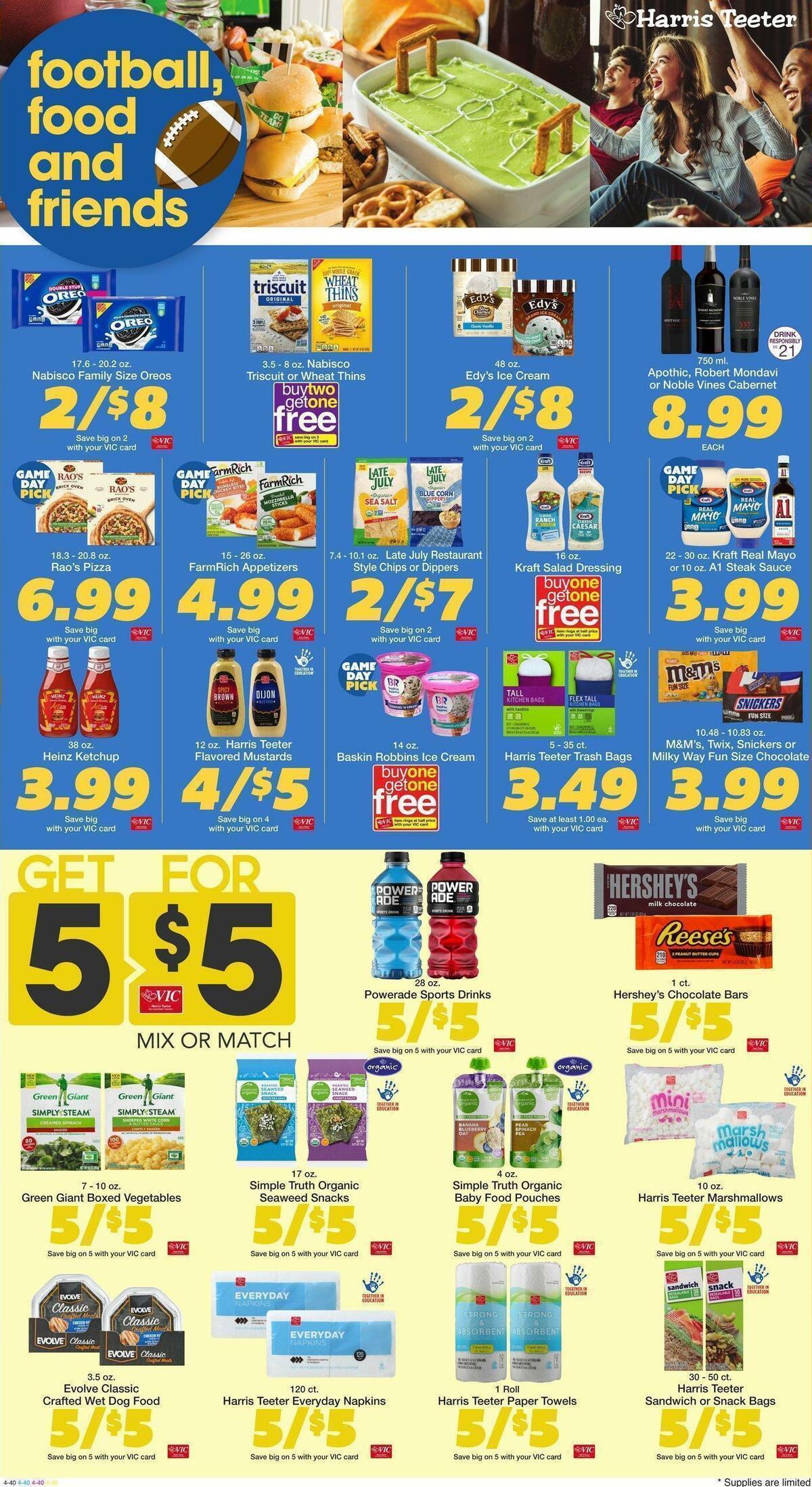 Harris Teeter Weekly Ad from September 14