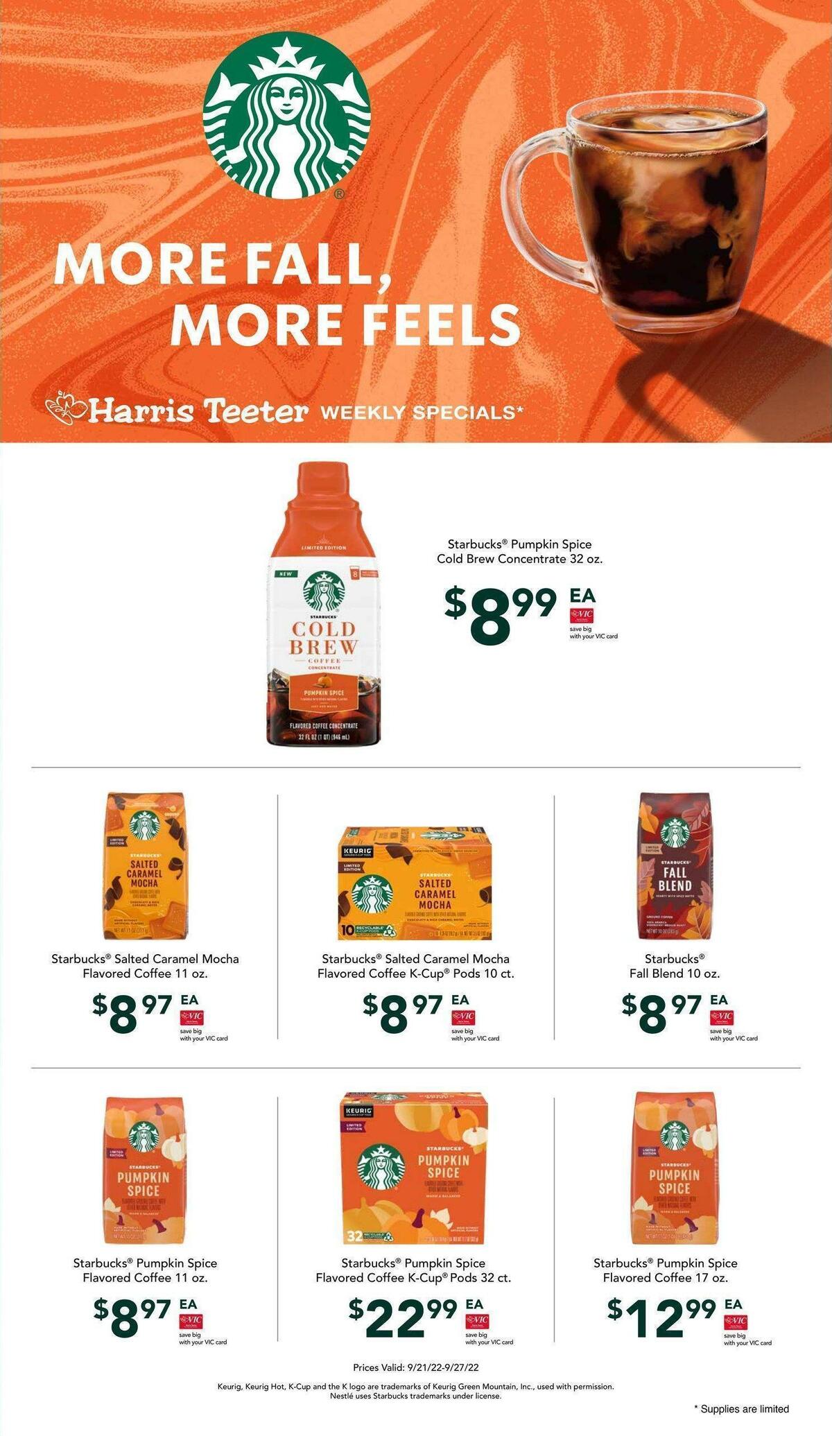 Harris Teeter Weekly Ad from September 21