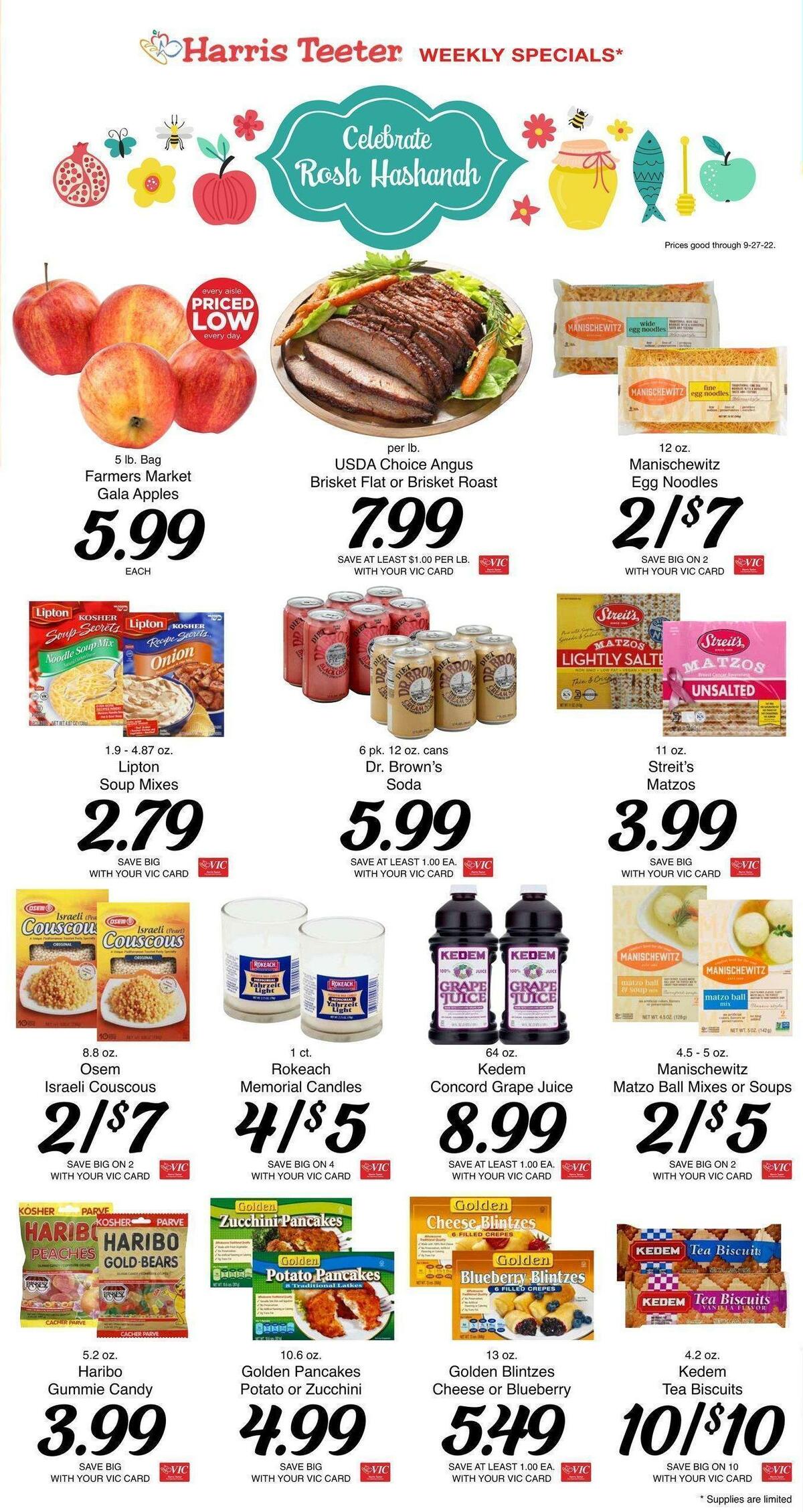 Harris Teeter Weekly Ad from September 21