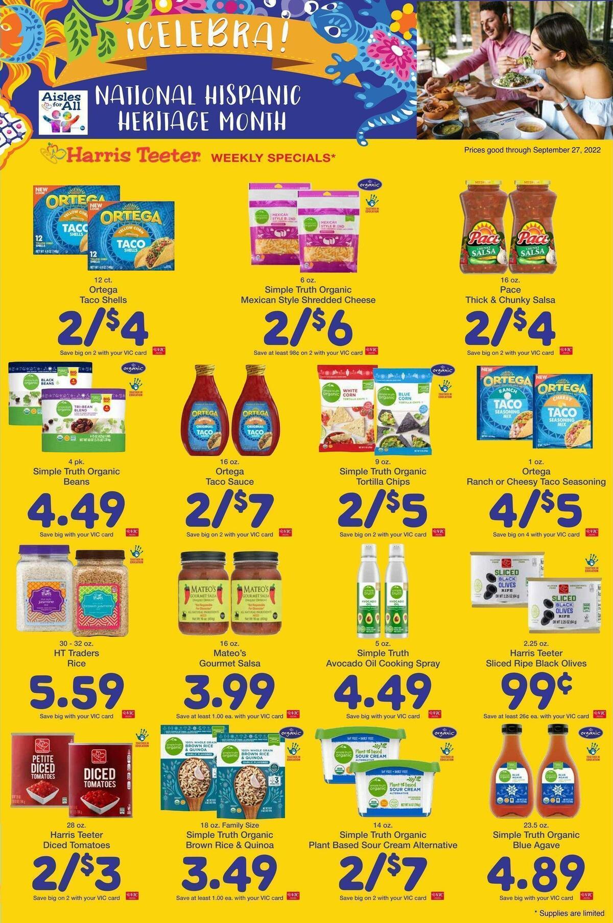 Harris Teeter Weekly Ad from September 21
