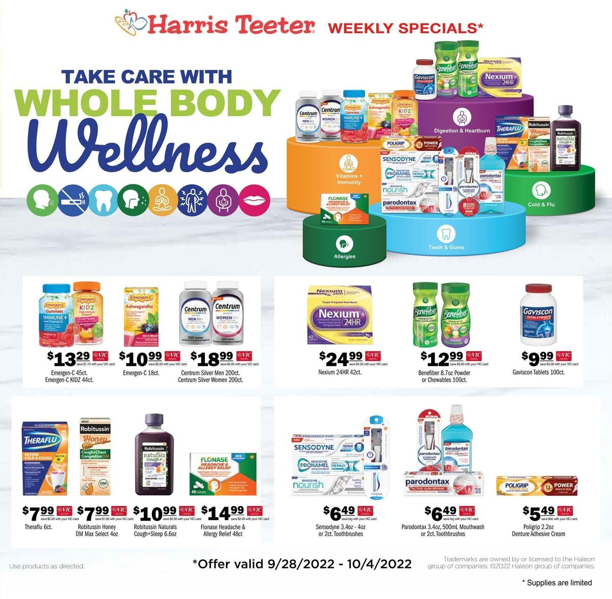Harris Teeter Weekly Ad from September 28