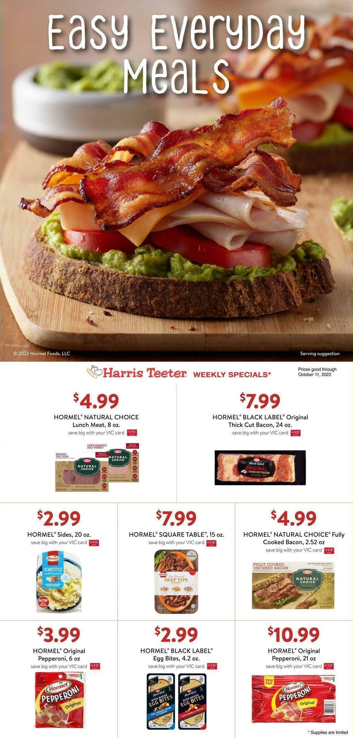 Harris Teeter Weekly Ad from October 5