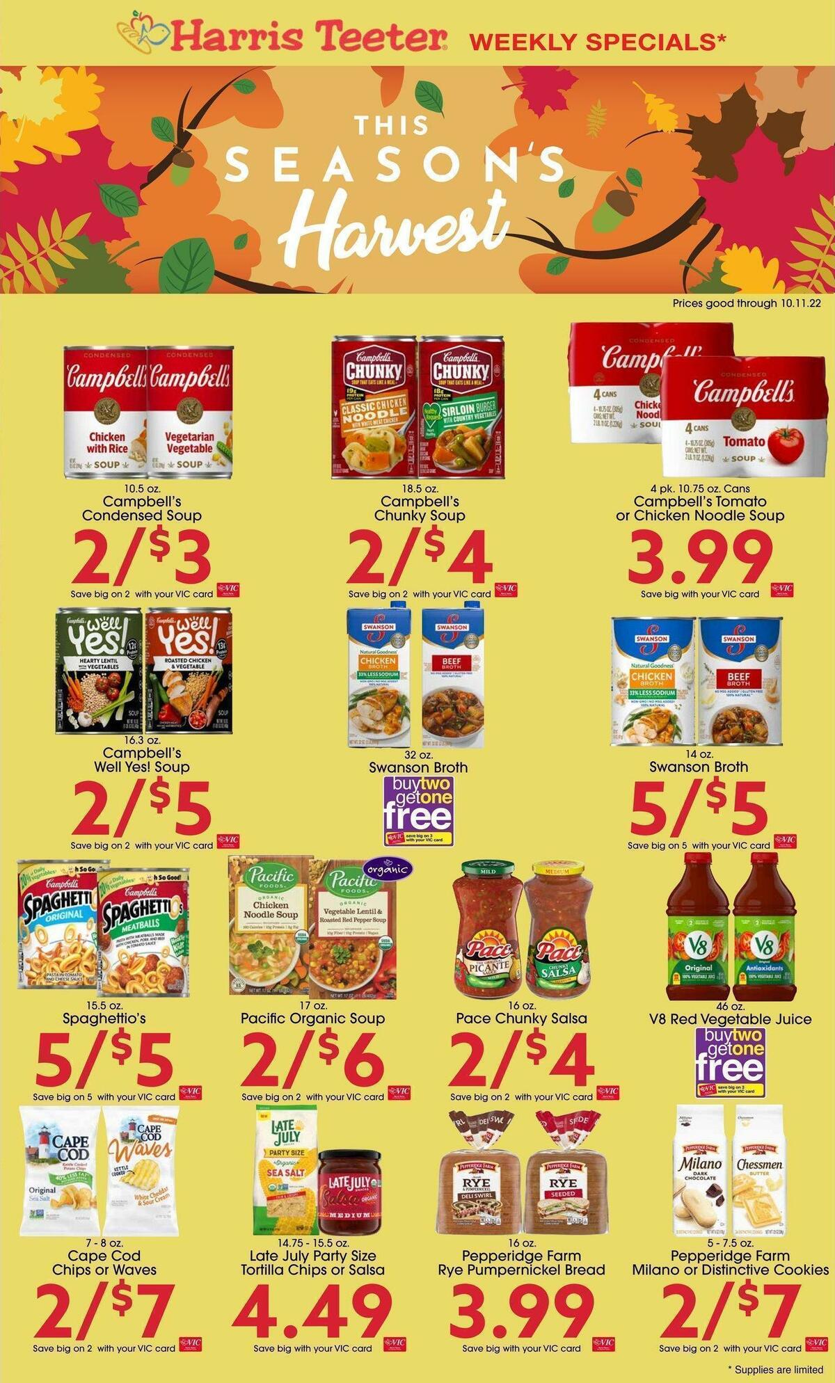 Harris Teeter Weekly Ad from October 5