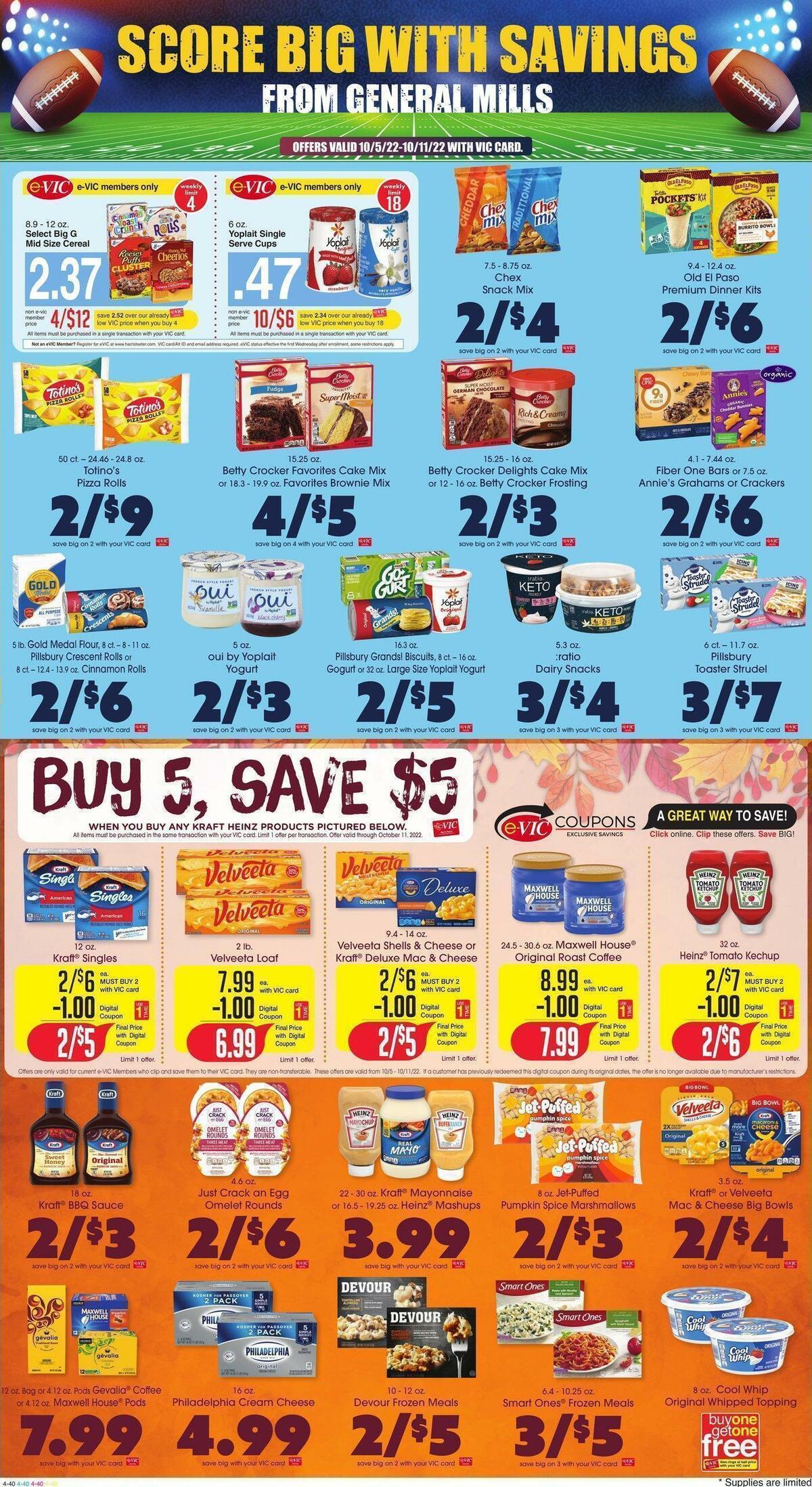 Harris Teeter Weekly Ad from October 5