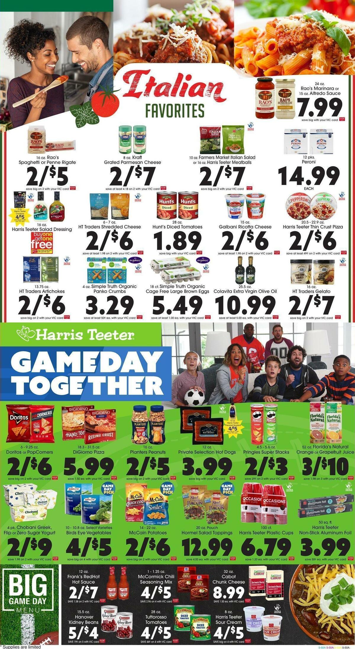 Harris Teeter Weekly Ad from October 5