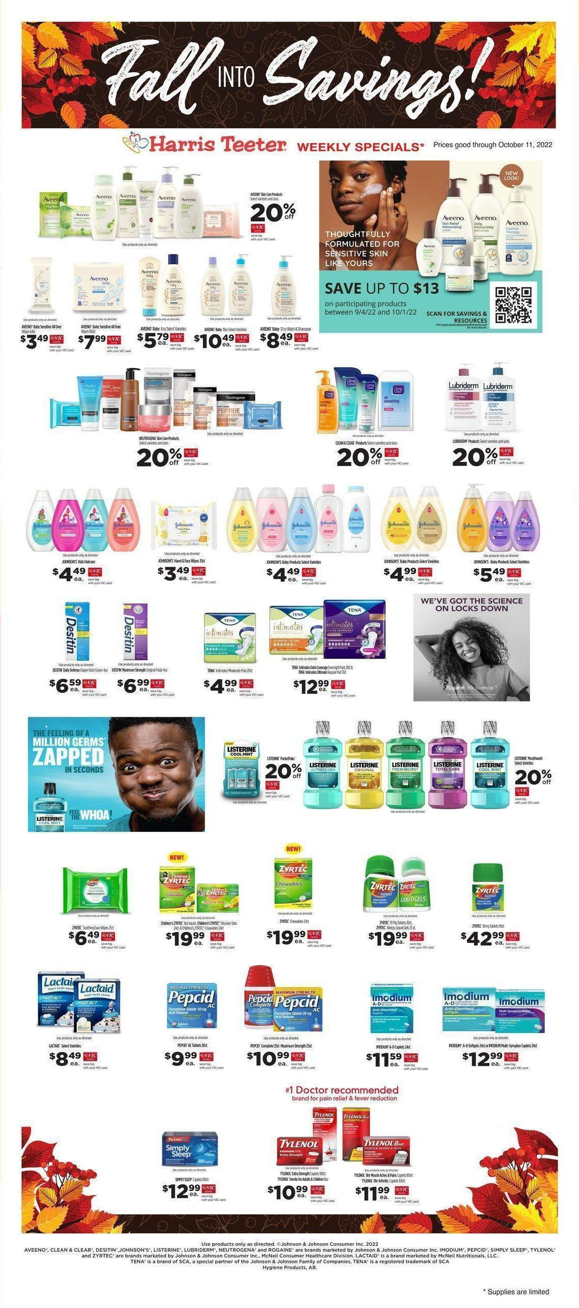 Harris Teeter Weekly Ad from October 5