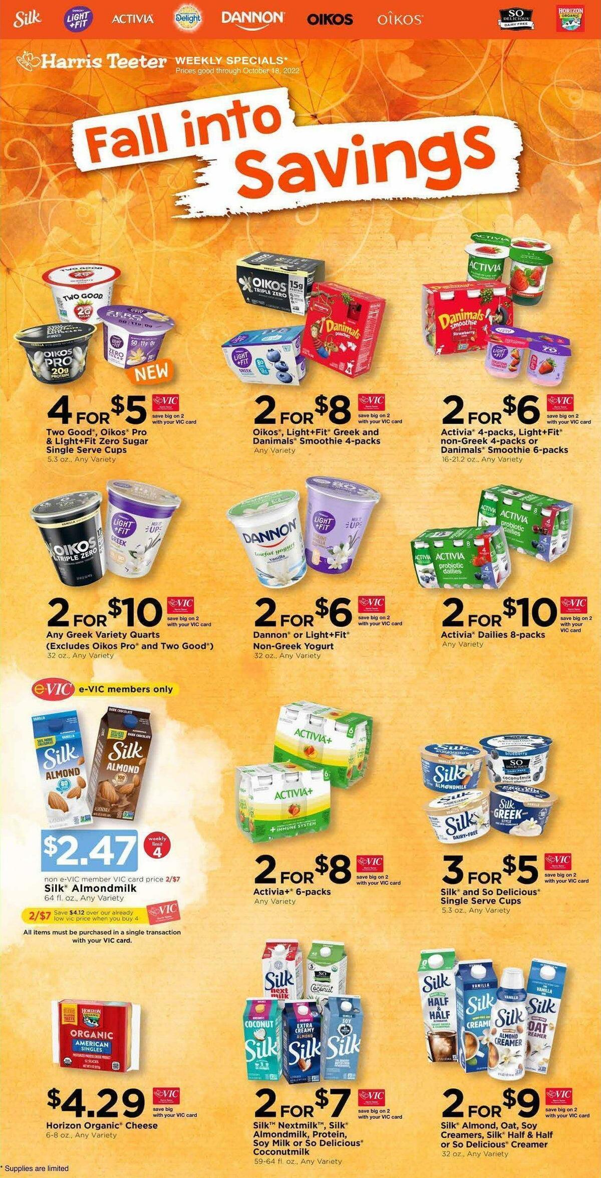 Harris Teeter Weekly Ad from October 12