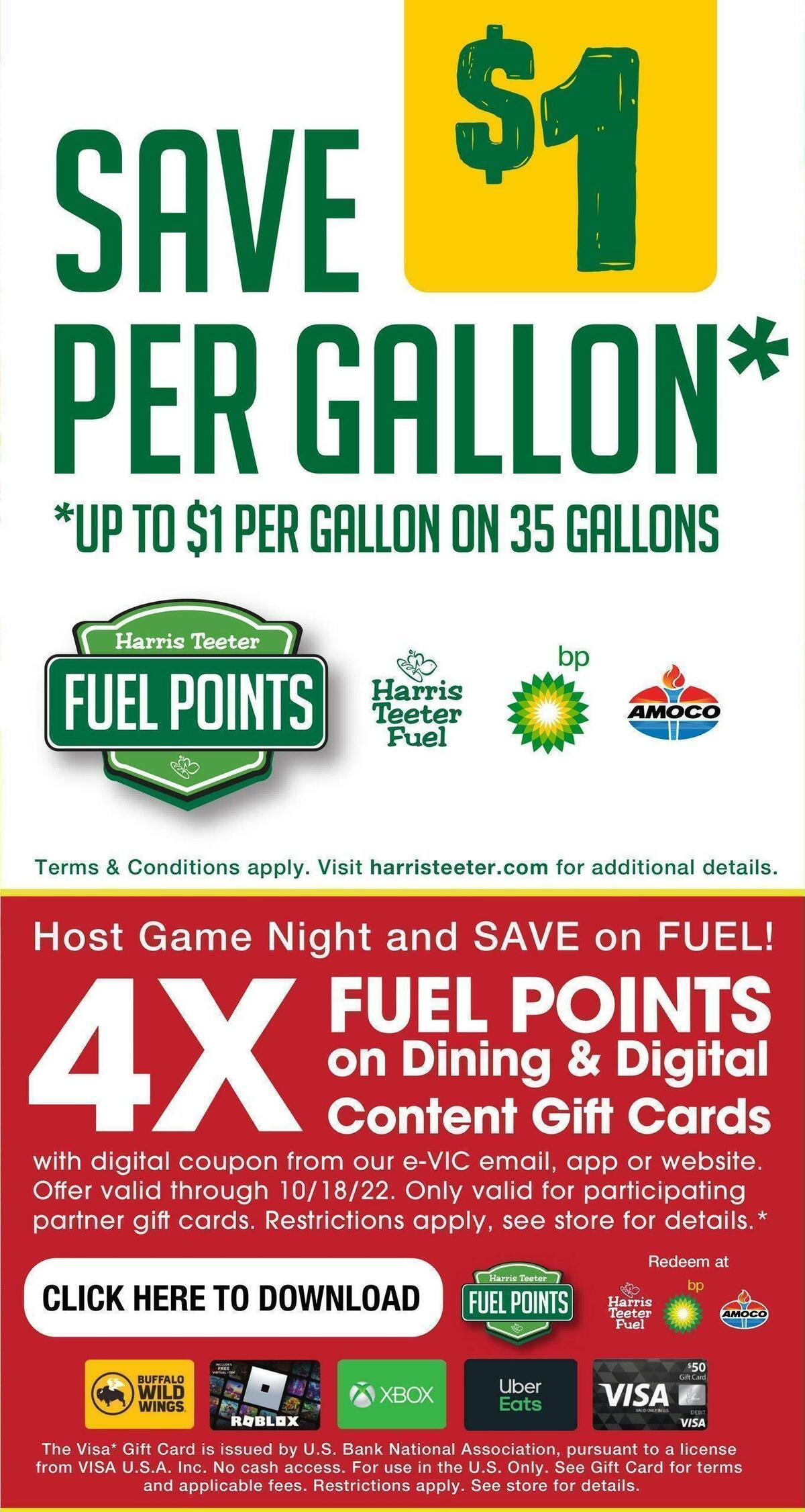 Harris Teeter Weekly Ad from October 12