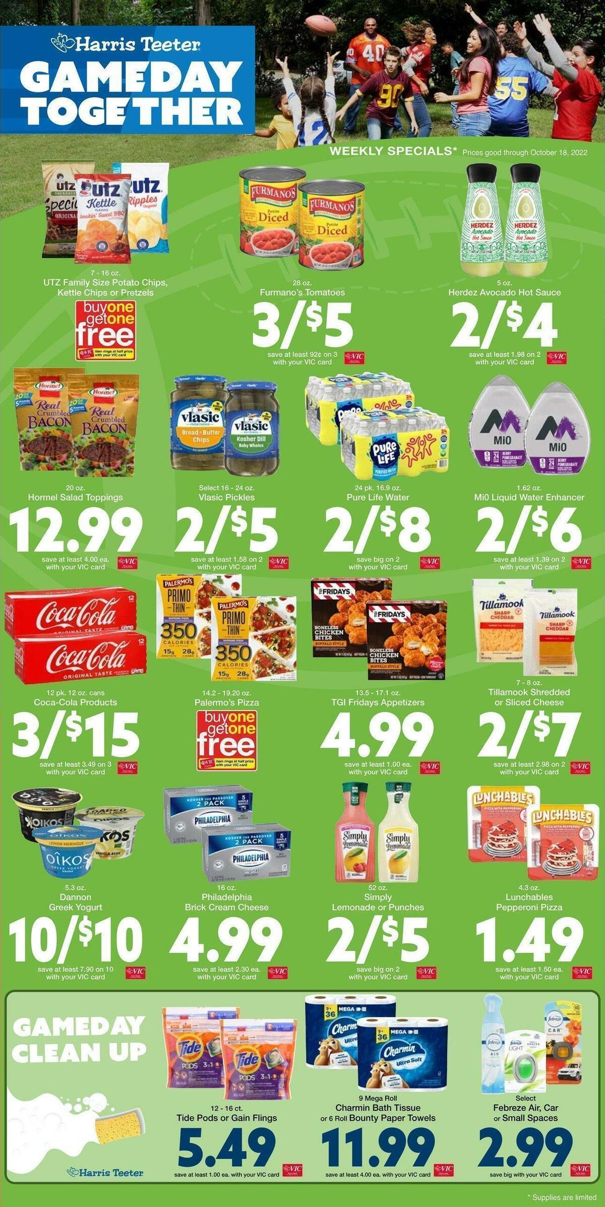 Harris Teeter Weekly Ad from October 12